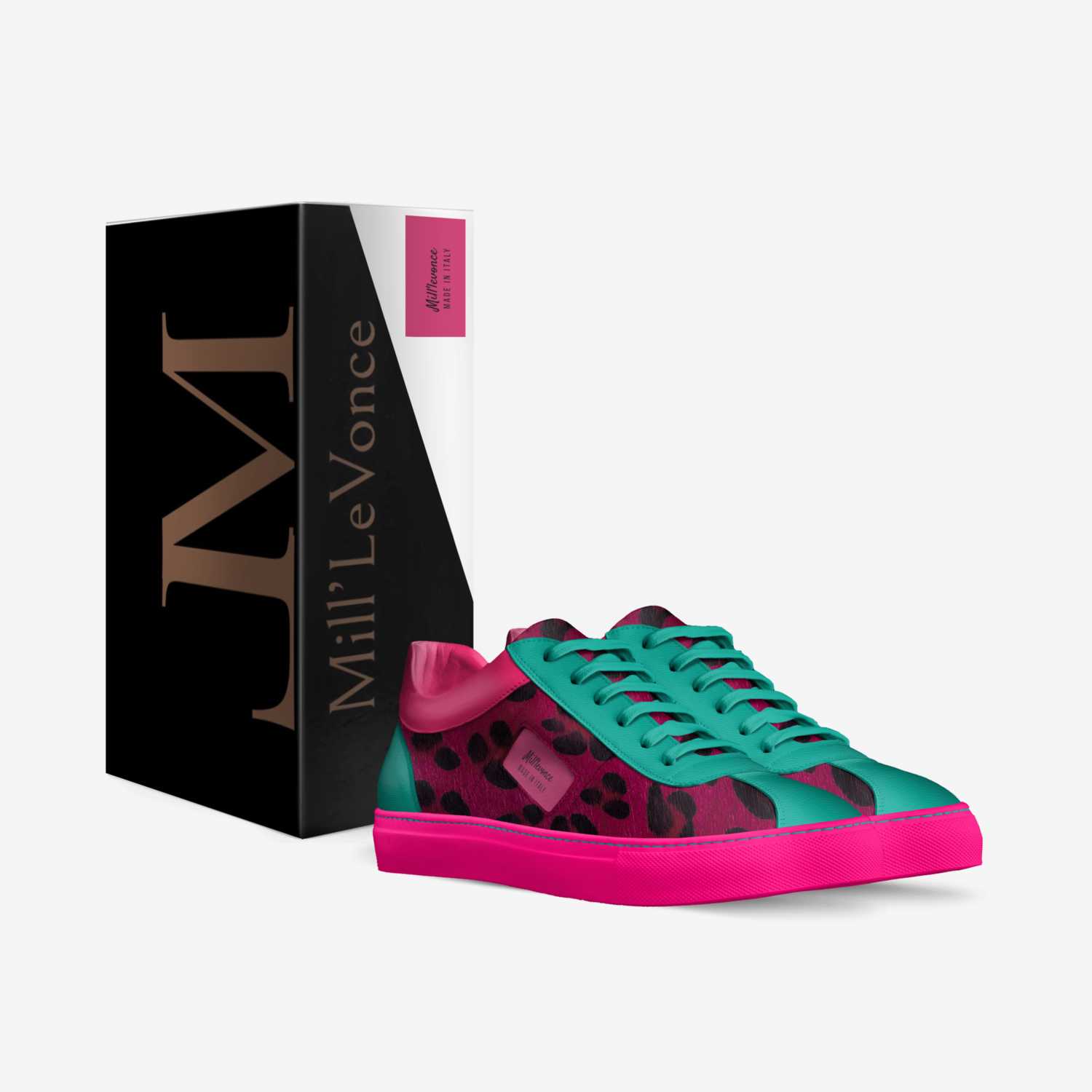 Mill'levonce  custom made in Italy shoes by Levonte Sanders | Box view