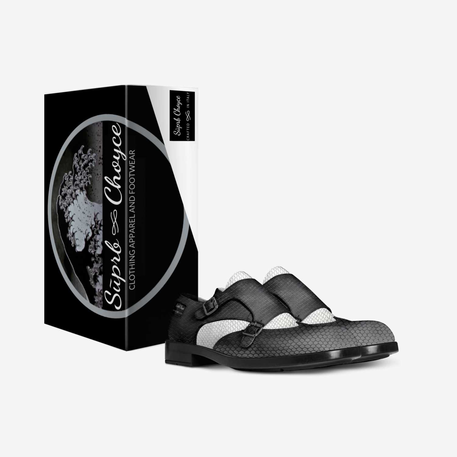 Sūprb Choyce  custom made in Italy shoes by Omari Choyce | Box view