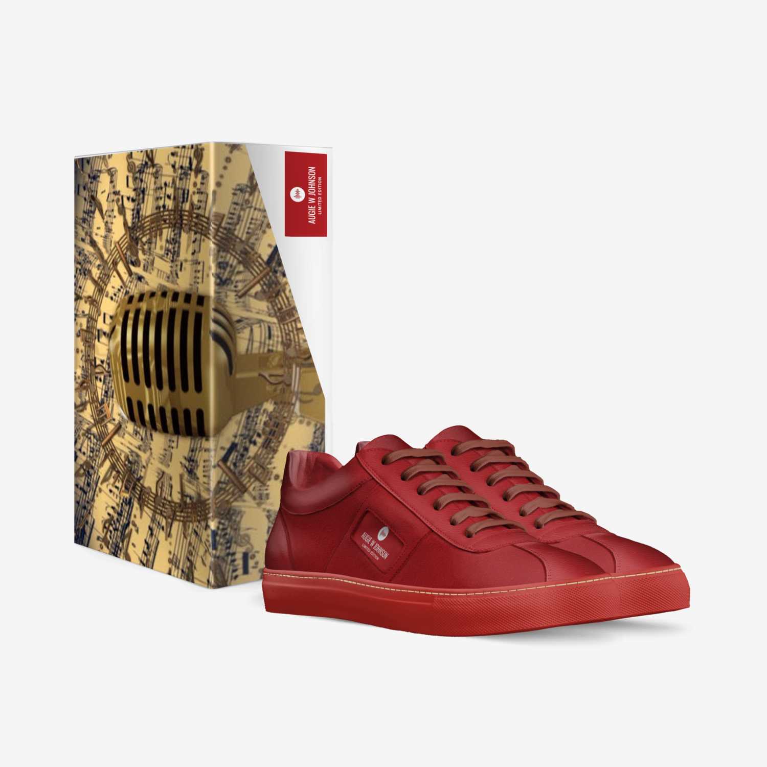 Augie W Johnson custom made in Italy shoes by Tishema Johnson Cromwell | Box view