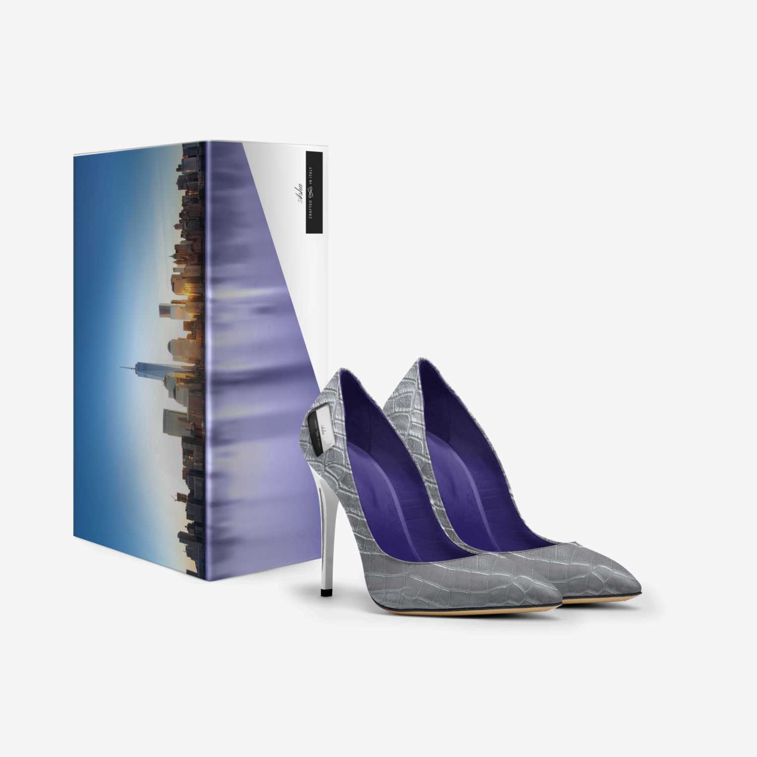 Asha  custom made in Italy shoes by Latasha Stephenson | Box view