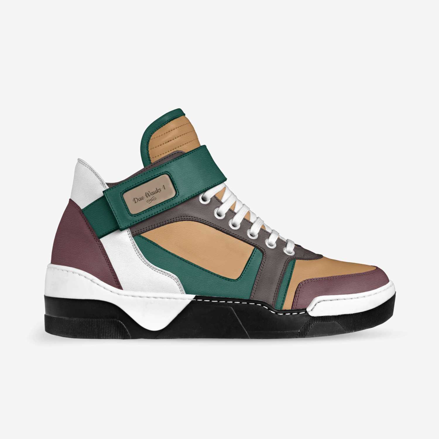 Dae Wauks 1 custom made in Italy shoes by Diana Joe | Side view
