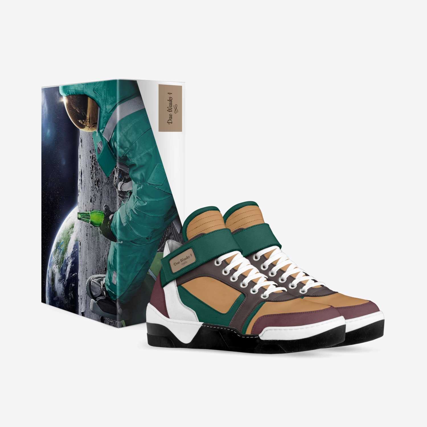 Dae Wauks 1 custom made in Italy shoes by Diana Joe | Box view