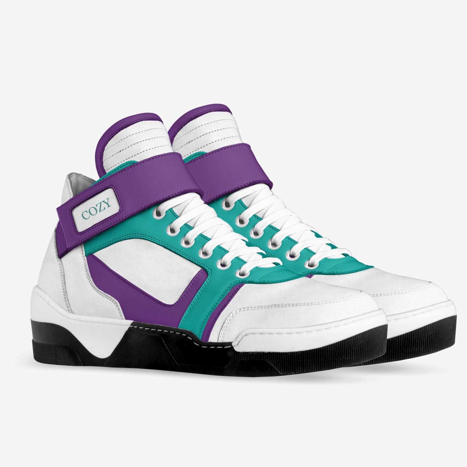 COZY KICKS WHPTG custom made in Italy shoes by Cozy | Double view