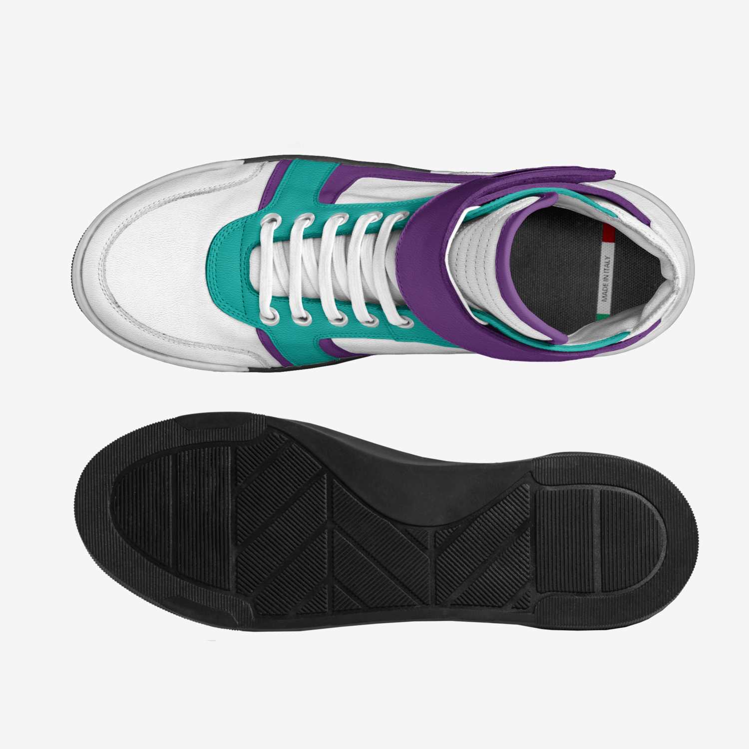 COZY KICKS WHPTG custom made in Italy shoes by Cozy | Top view