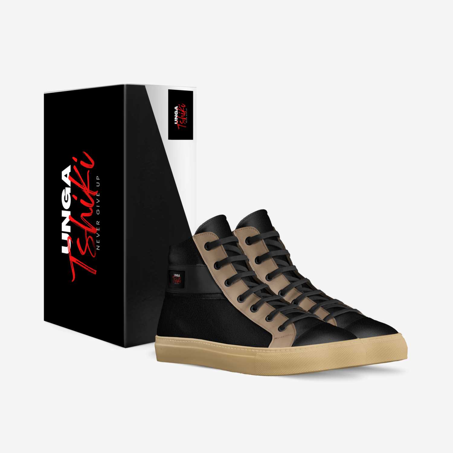 Unga Tshiki  custom made in Italy shoes by Nhlamulo Makhubele | Box view