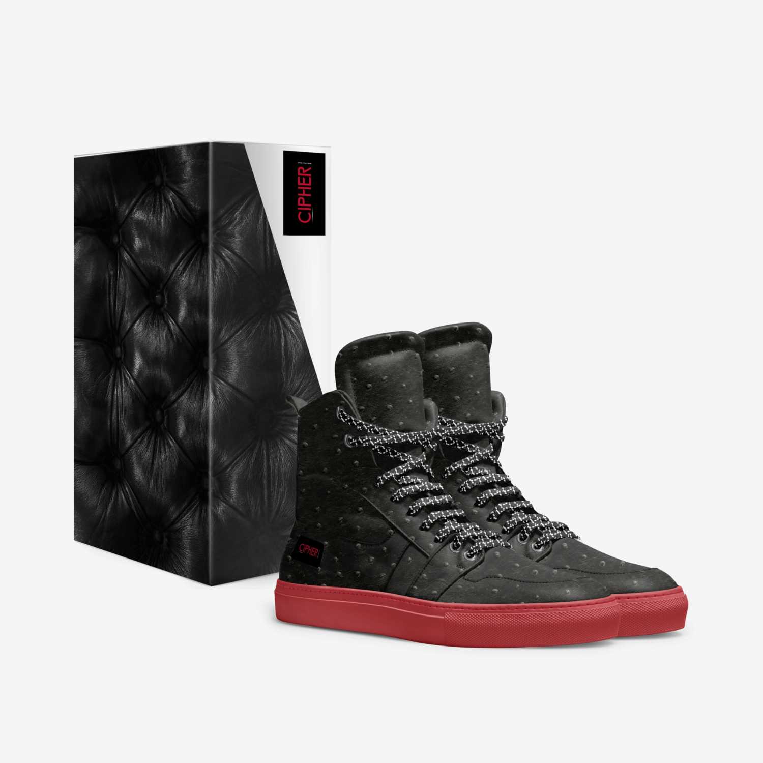 CIPHER custom made in Italy shoes by Charles Harewood Jr | Box view