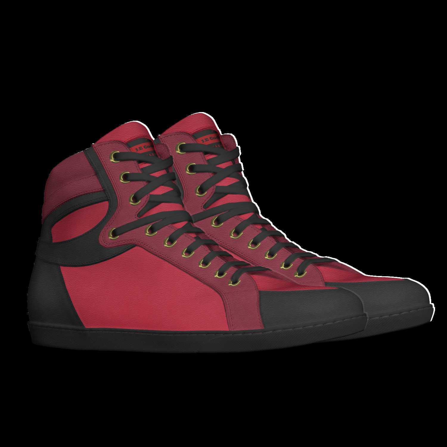 J.E Code Red A Custom Shoe concept by Jordan J.e