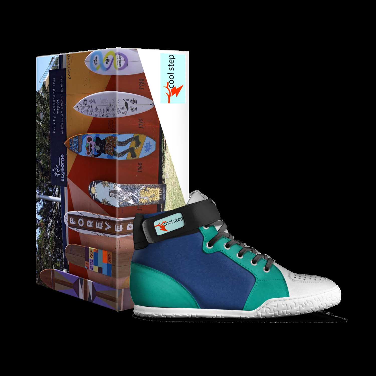 cool step A Custom Shoe concept by Mauricio De La Cruz