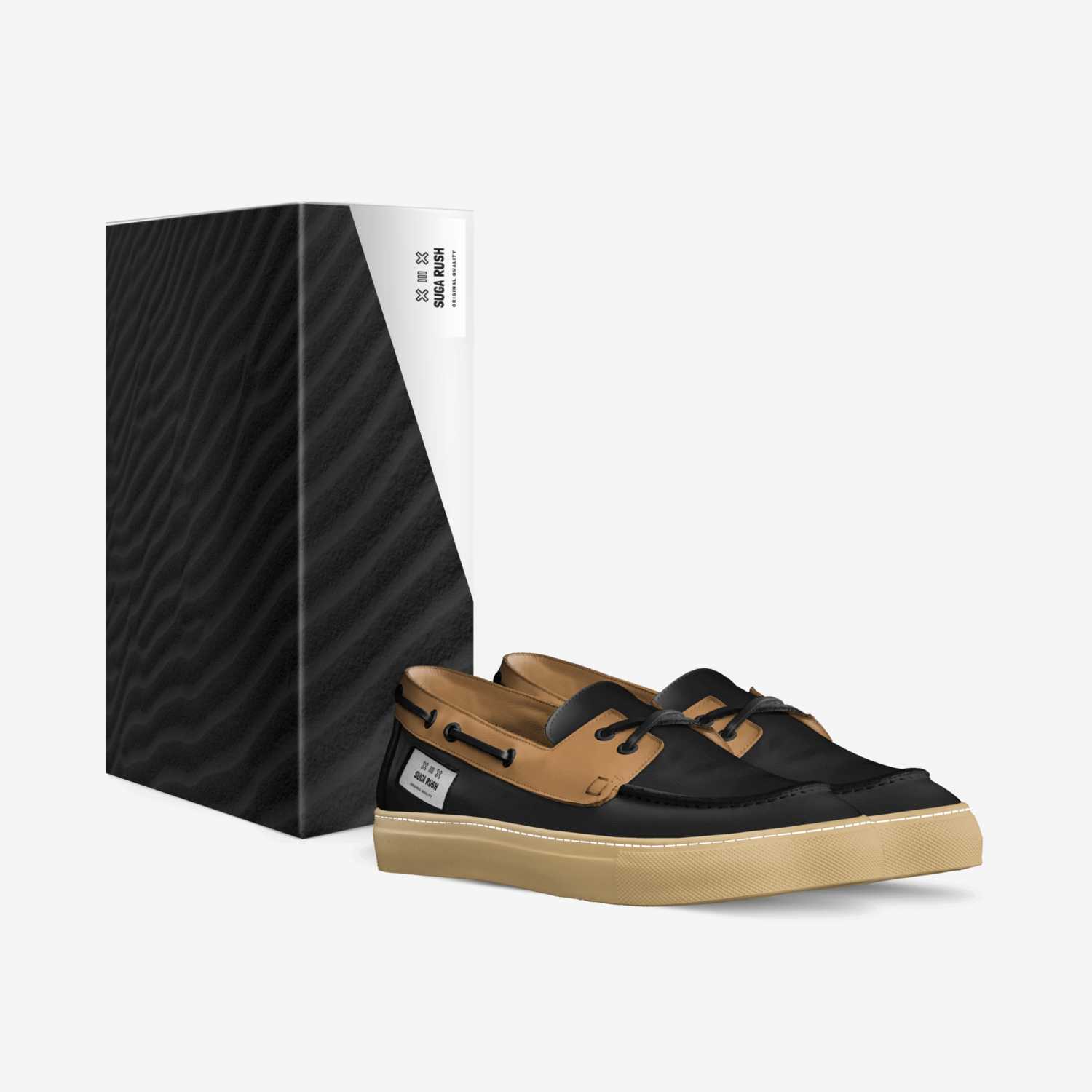 Suga Rush custom made in Italy shoes by Tumelo Mokandabile | Box view