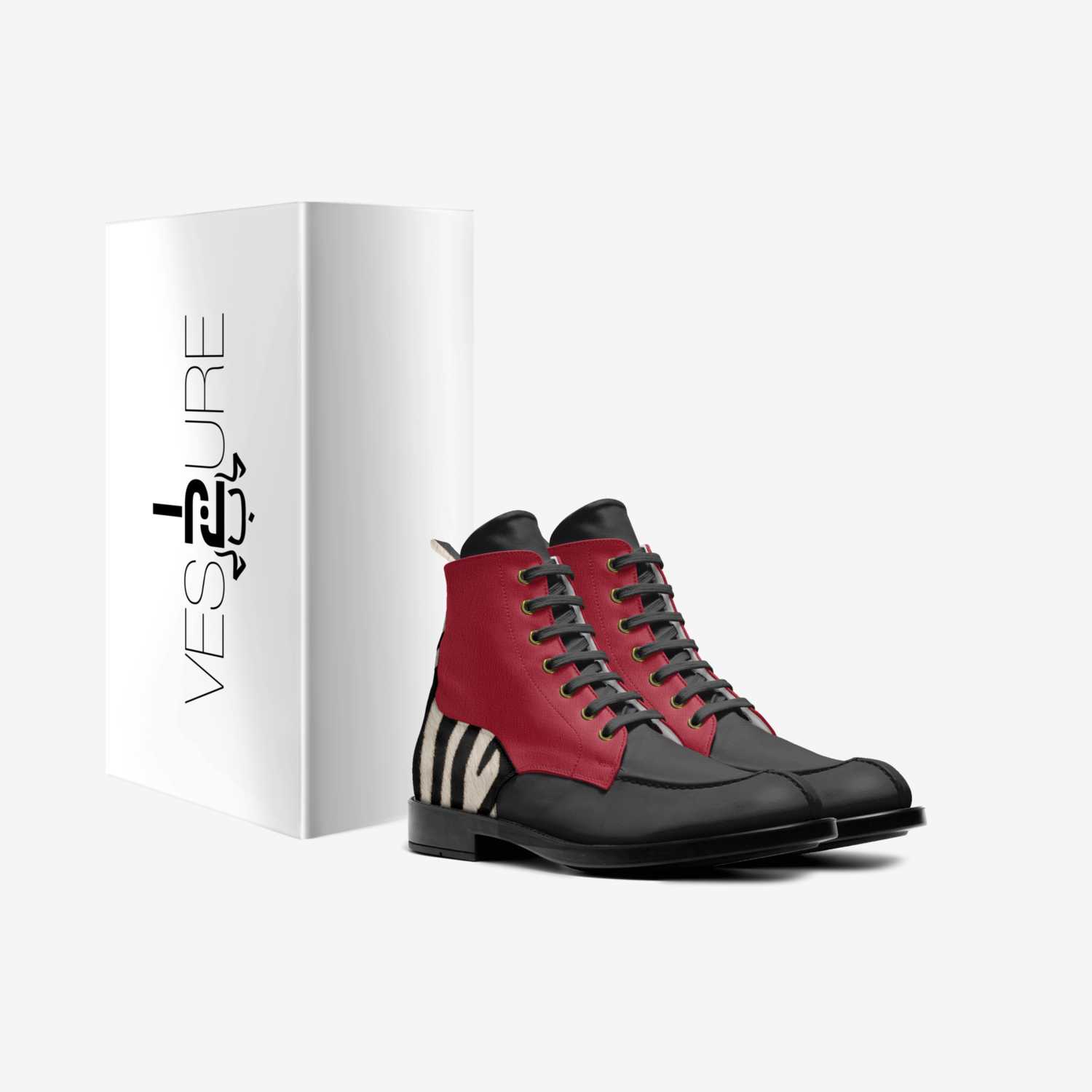 Ves2ure 2 custom made in Italy shoes by Jordan Warren Jr | Box view