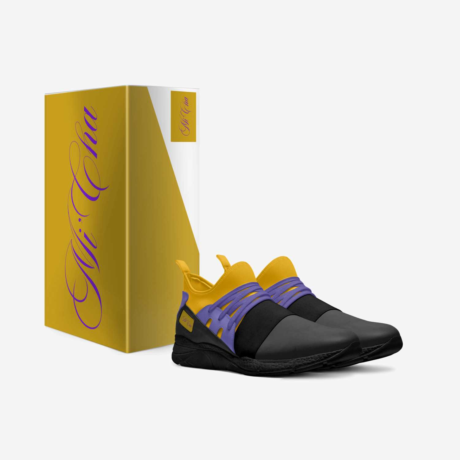 Micha Gold  custom made in Italy shoes by Umicha Lane | Box view