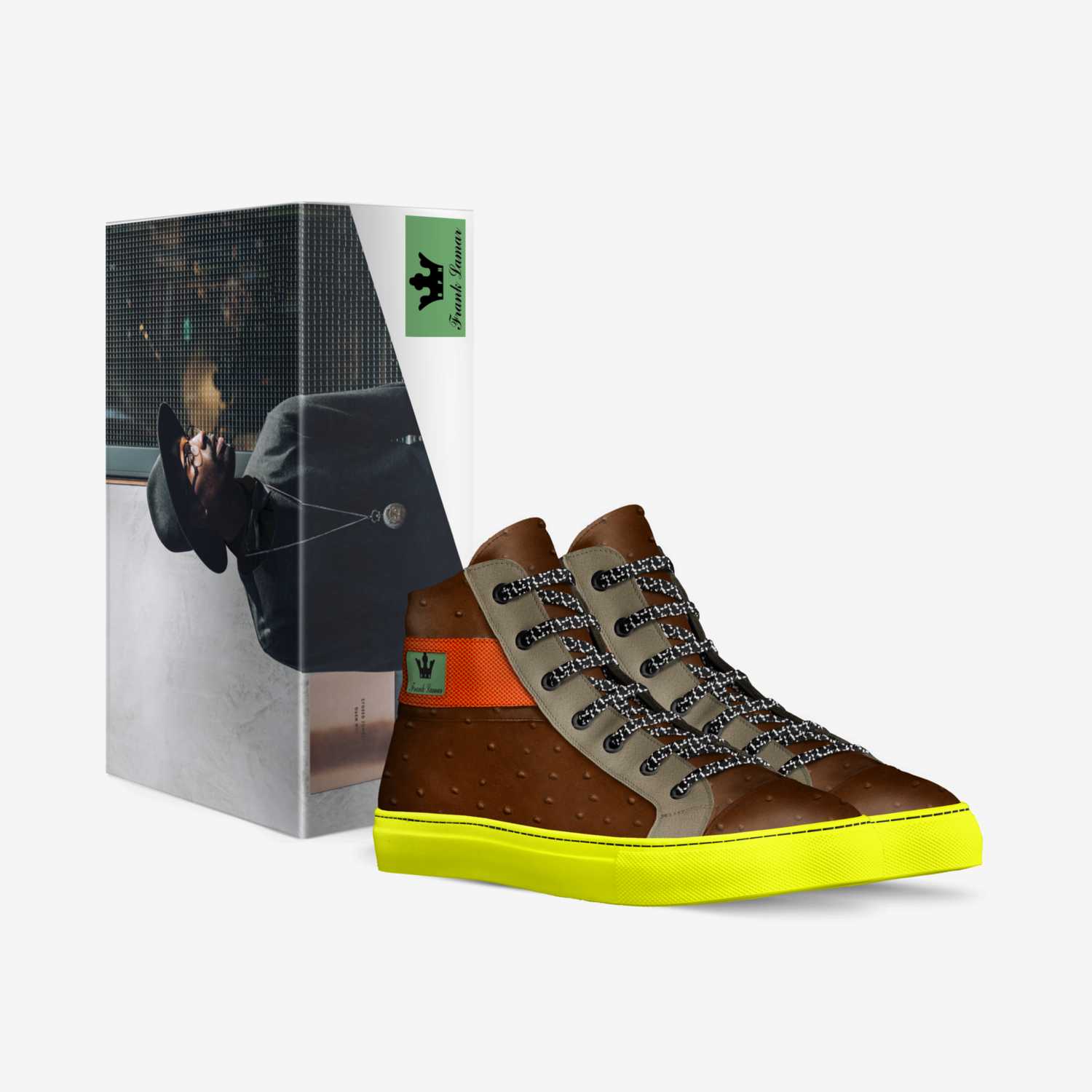 OLU-LUXE 07 custom made in Italy shoes by Frank Lamar | Box view