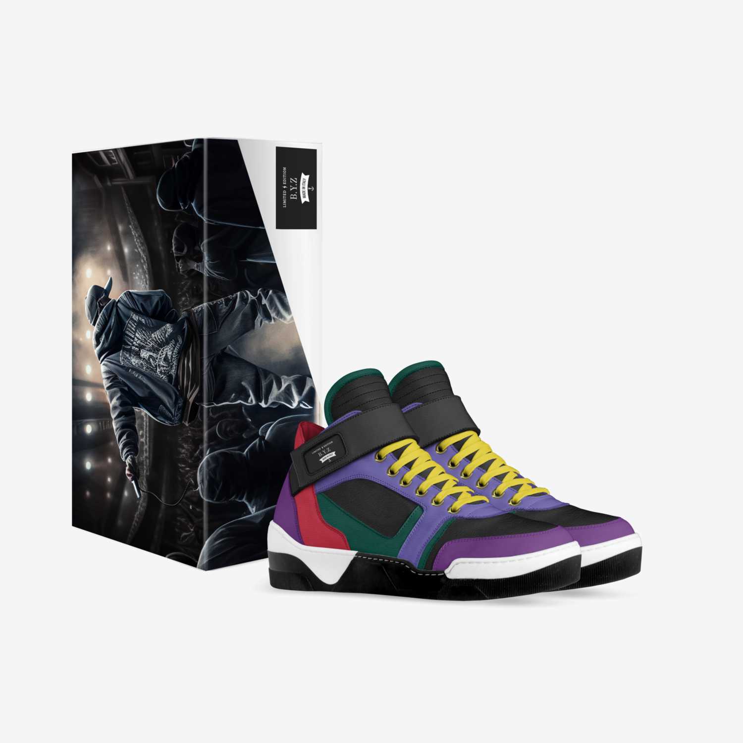 B.Y.Z custom made in Italy shoes by Cj Butterfleye | Box view