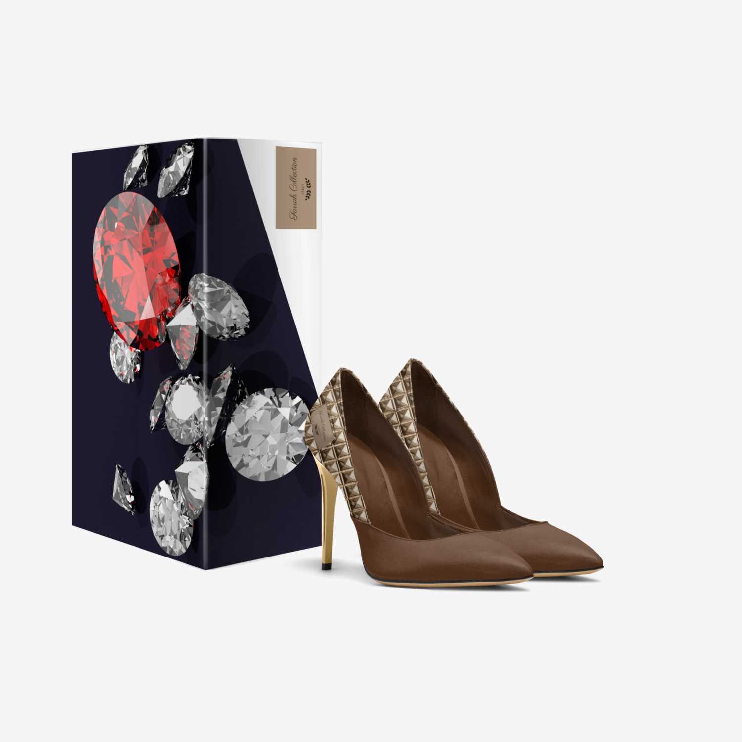 Farrah Collection custom made in Italy shoes by Melody Jones | Box view