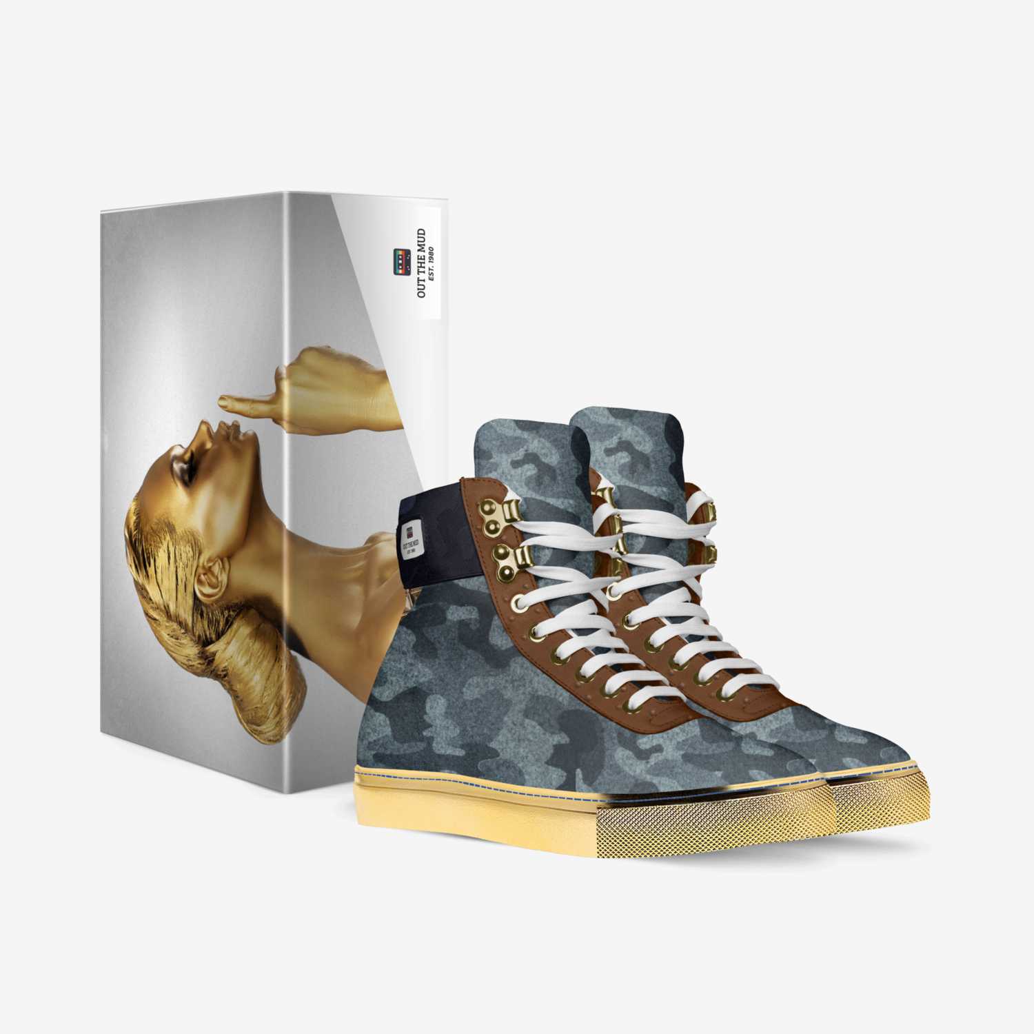 cockblocker custom made in Italy shoes by Adama Tiye | Box view