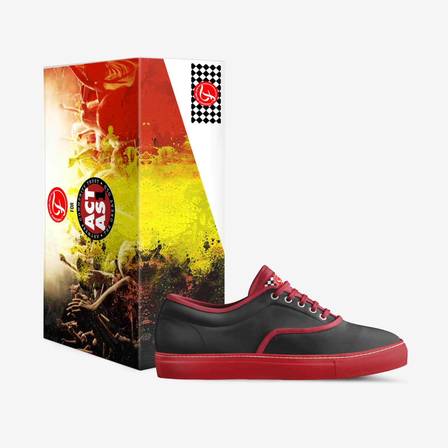 F-Act custom made in Italy shoes by Agency Aliveshoes | Box view