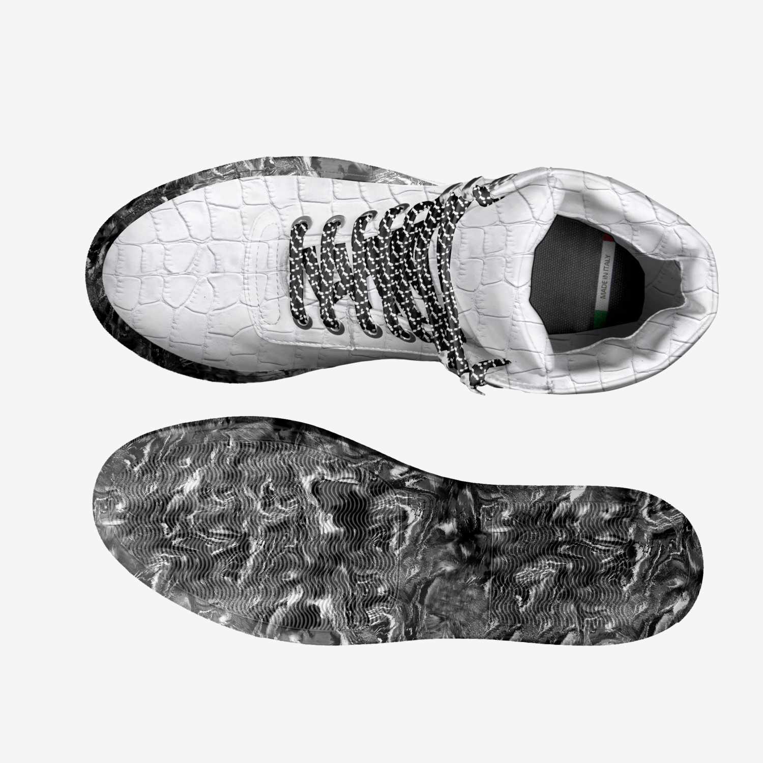 Verse Drop  custom made in Italy shoes by Anthony Davis | Top view