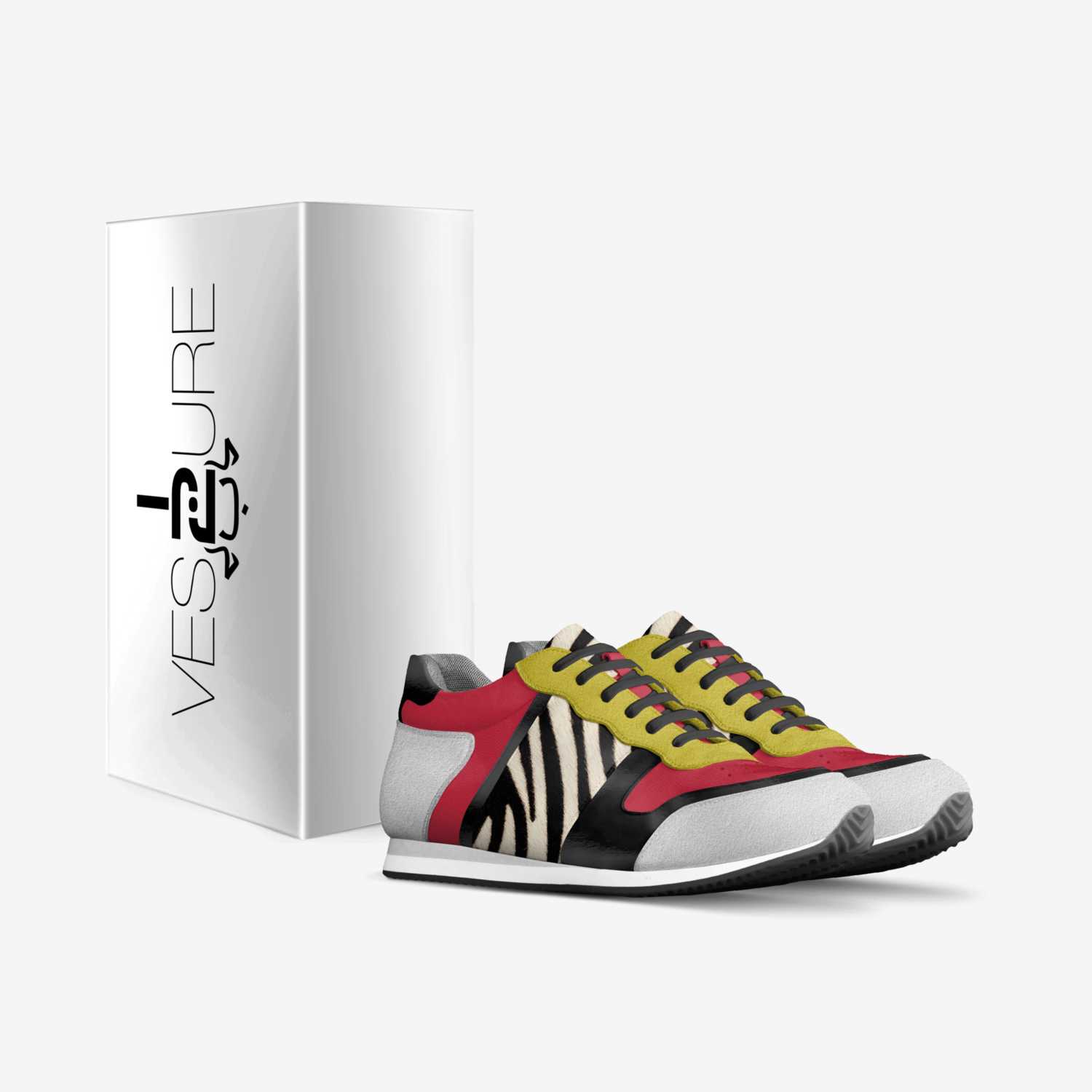 Ves2ure 20 custom made in Italy shoes by Jordan Warren Jr | Box view