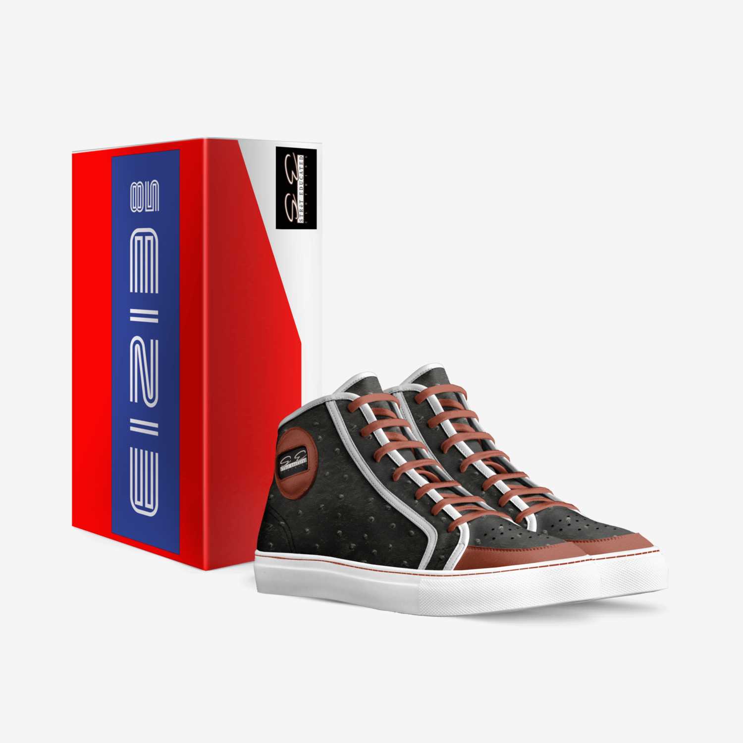 Elzie 85s custom made in Italy shoes by Strēt Educated Clothing | Box view