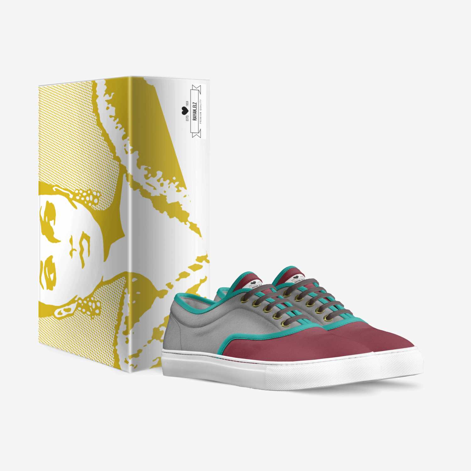 rayan_elz custom made in Italy shoes by Papa Kwabena | Box view