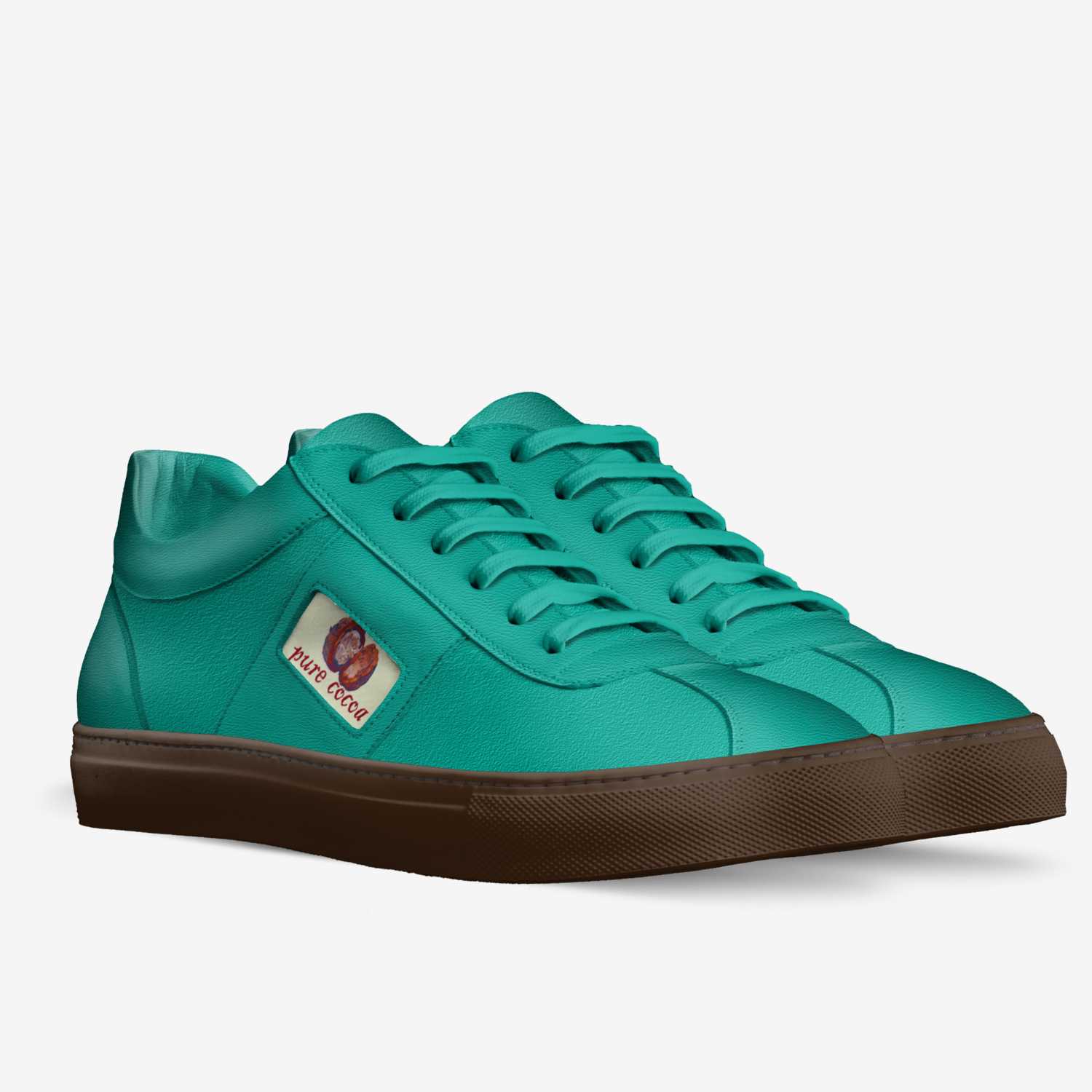 Pure Cocoa custom made in Italy shoes by Erika Lopera | Double view