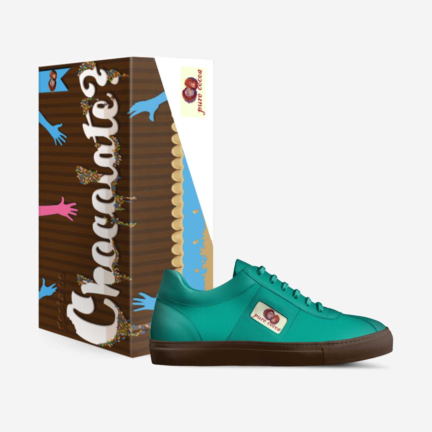 Pure Cocoa custom made in Italy shoes by Erika Lopera | Box view