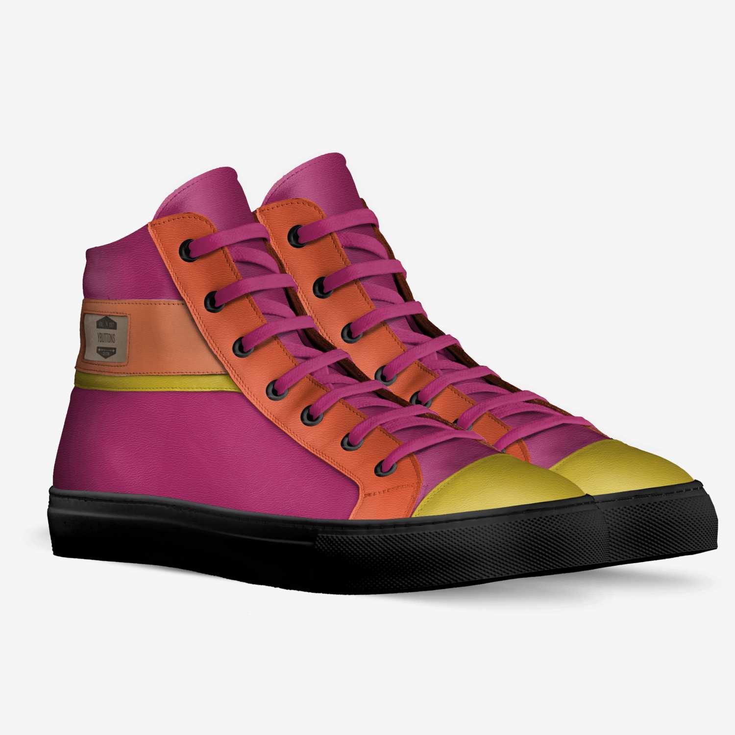 YBUTTONS  custom made in Italy shoes by Yanna Buttons | Double view