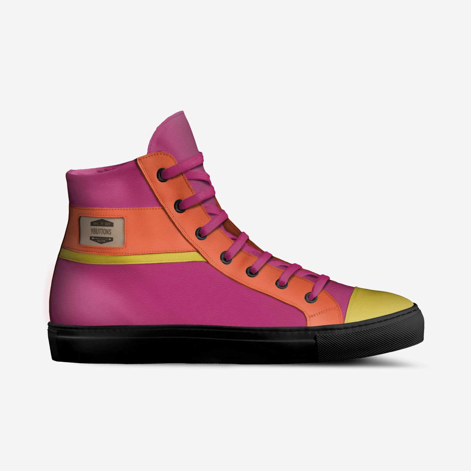 YBUTTONS  custom made in Italy shoes by Yanna Buttons | Side view