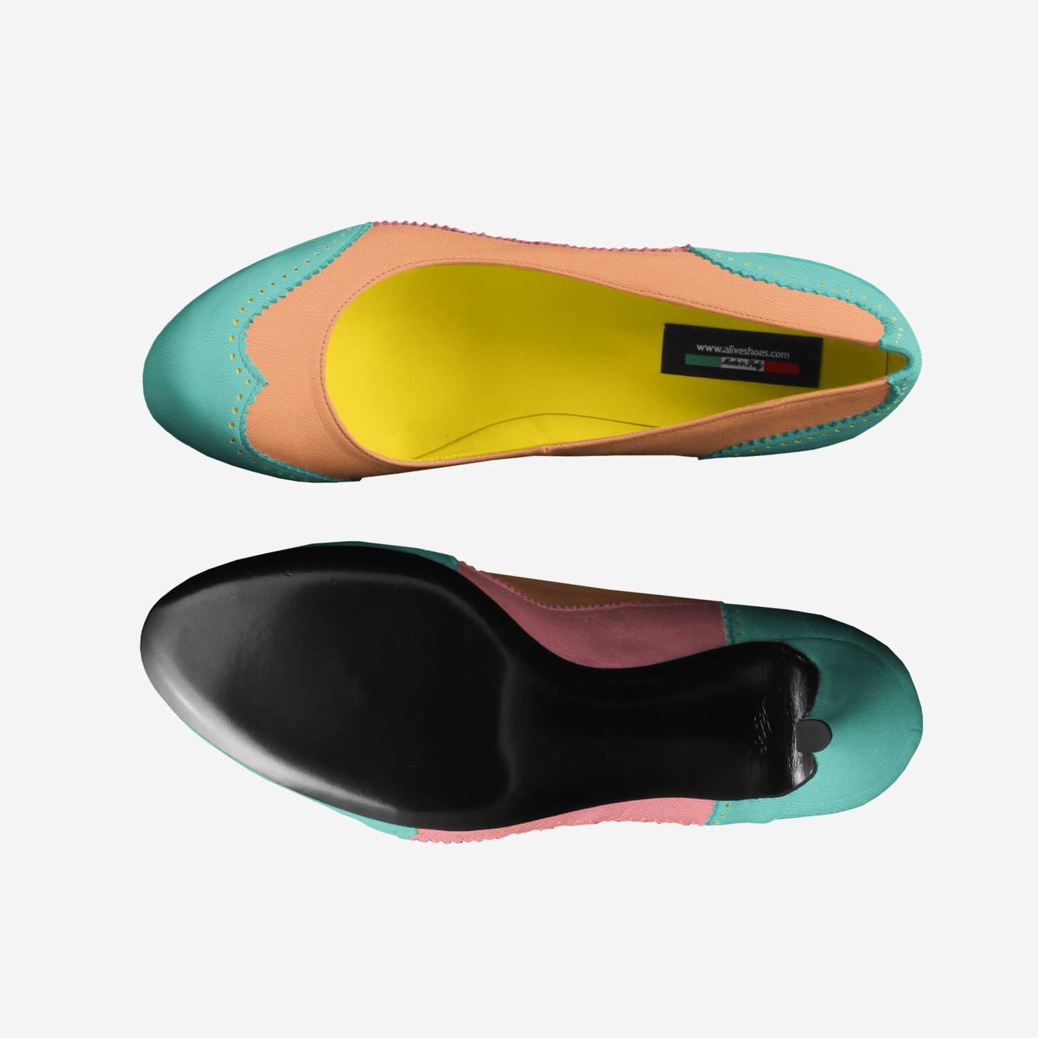 MAS custom made in Italy shoes by Megha Agarwal | Top view