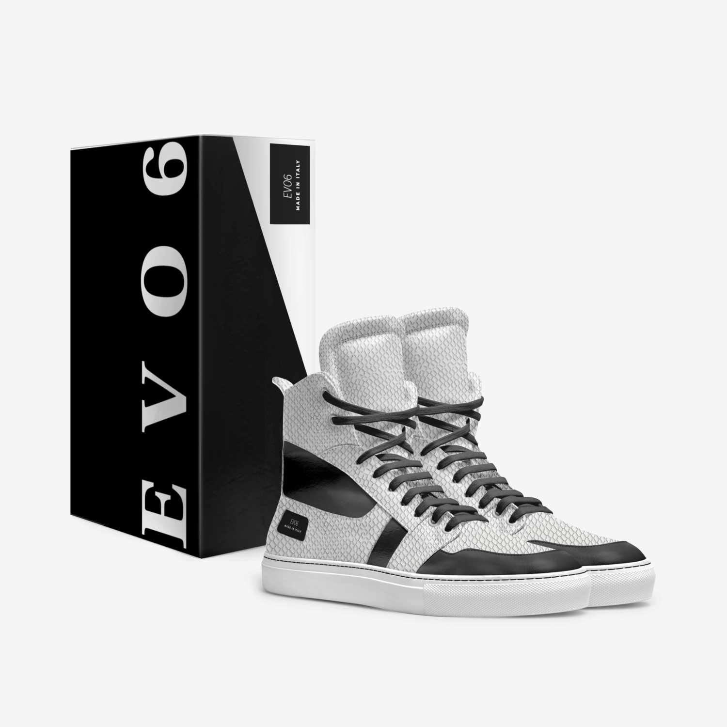 EVO6  custom made in Italy shoes by Akini Furlonge | Box view