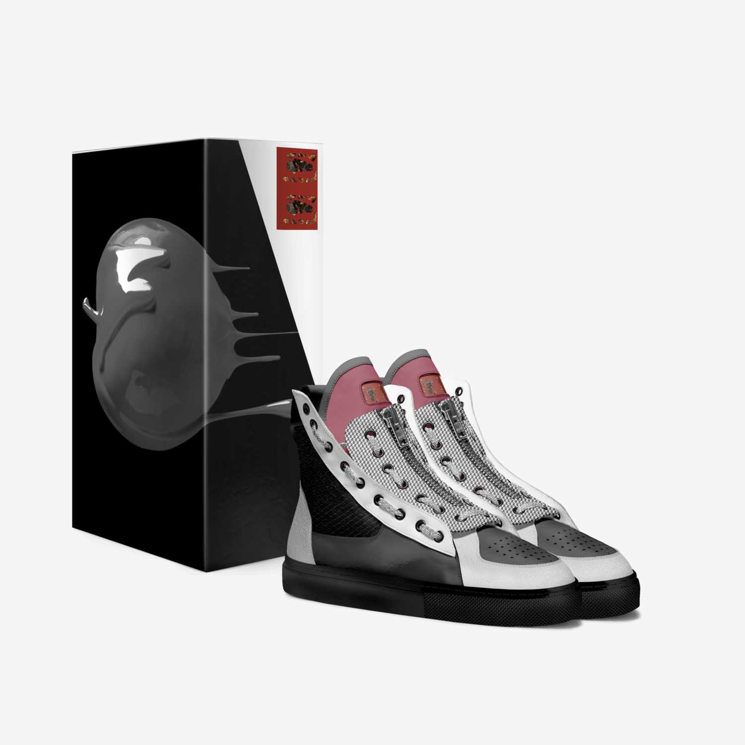Shister Black custom made in Italy shoes by Pamela Harris | Box view