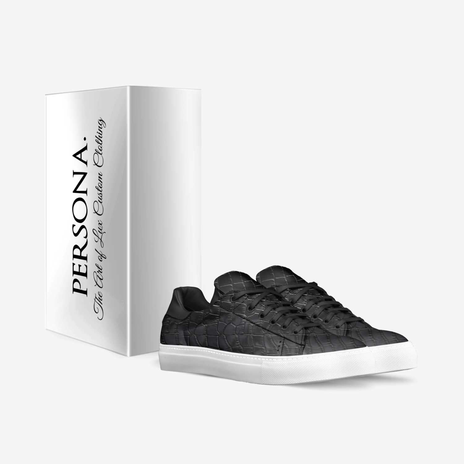 MEMPHIAN Black custom made in Italy shoes by Zuri Greer | Box view