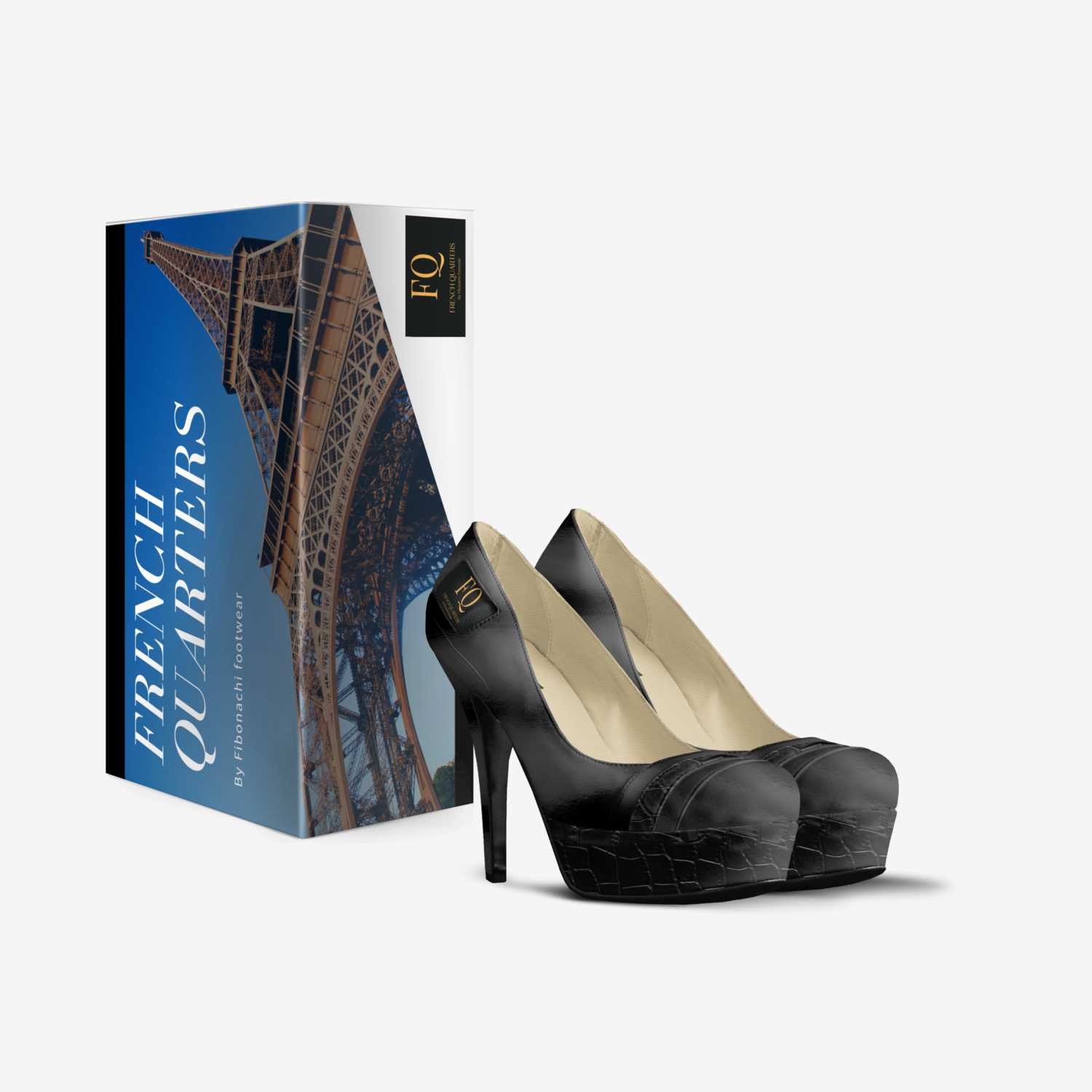French Quarters  custom made in Italy shoes by Jeffrey Davis | Box view