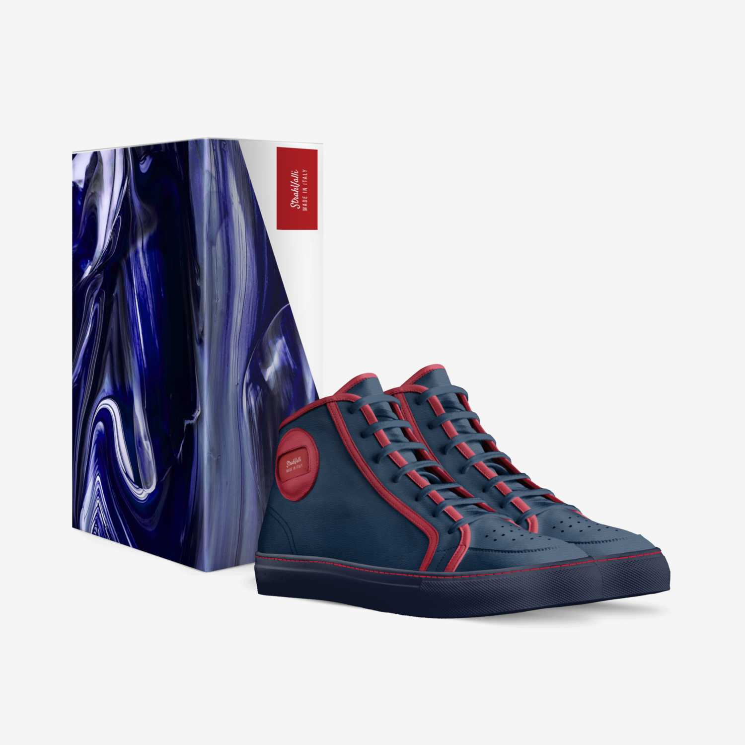 StrahValli custom made in Italy shoes by Terrence Strattman | Box view
