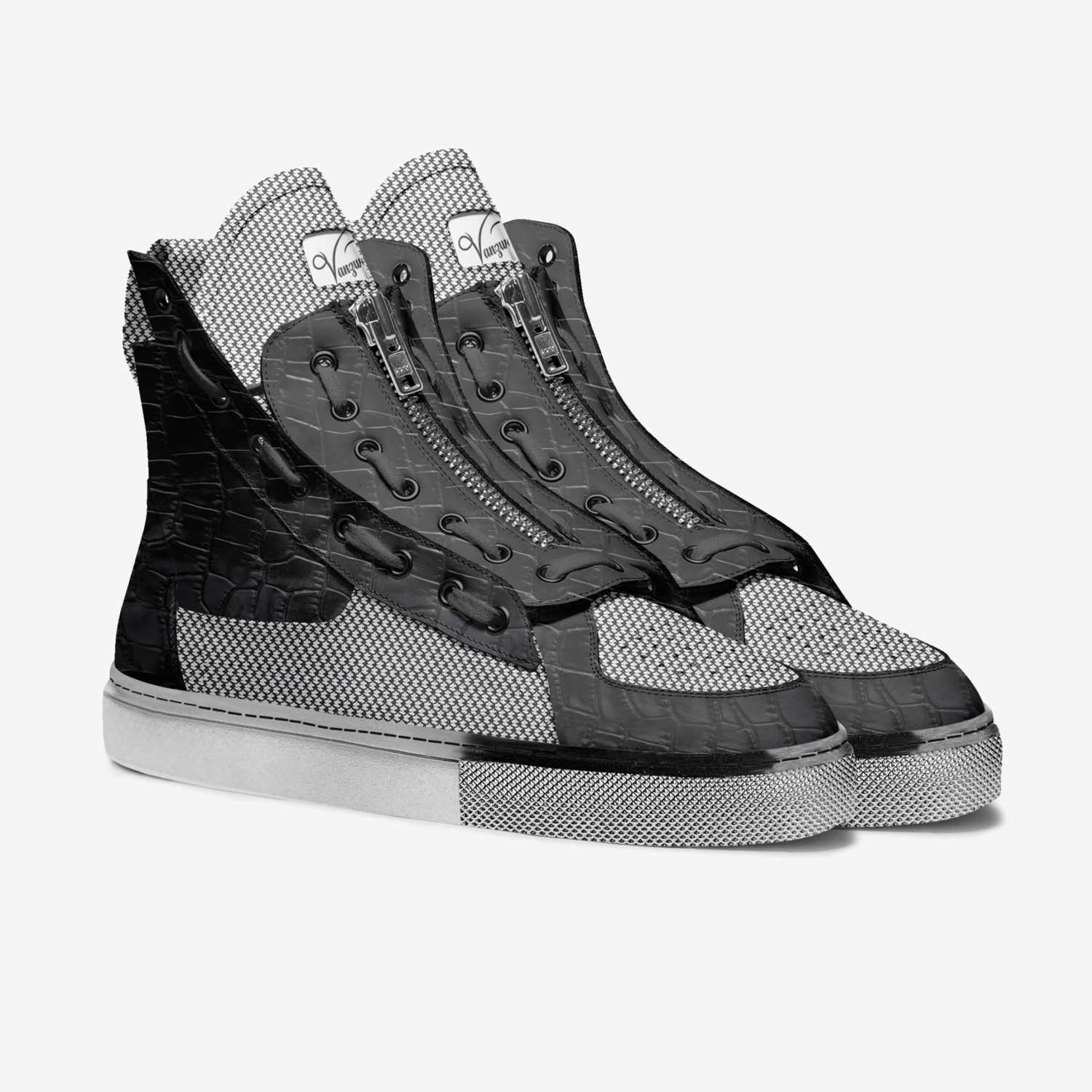 Vanzwá custom made in Italy shoes by Michael vanzandt | Double view