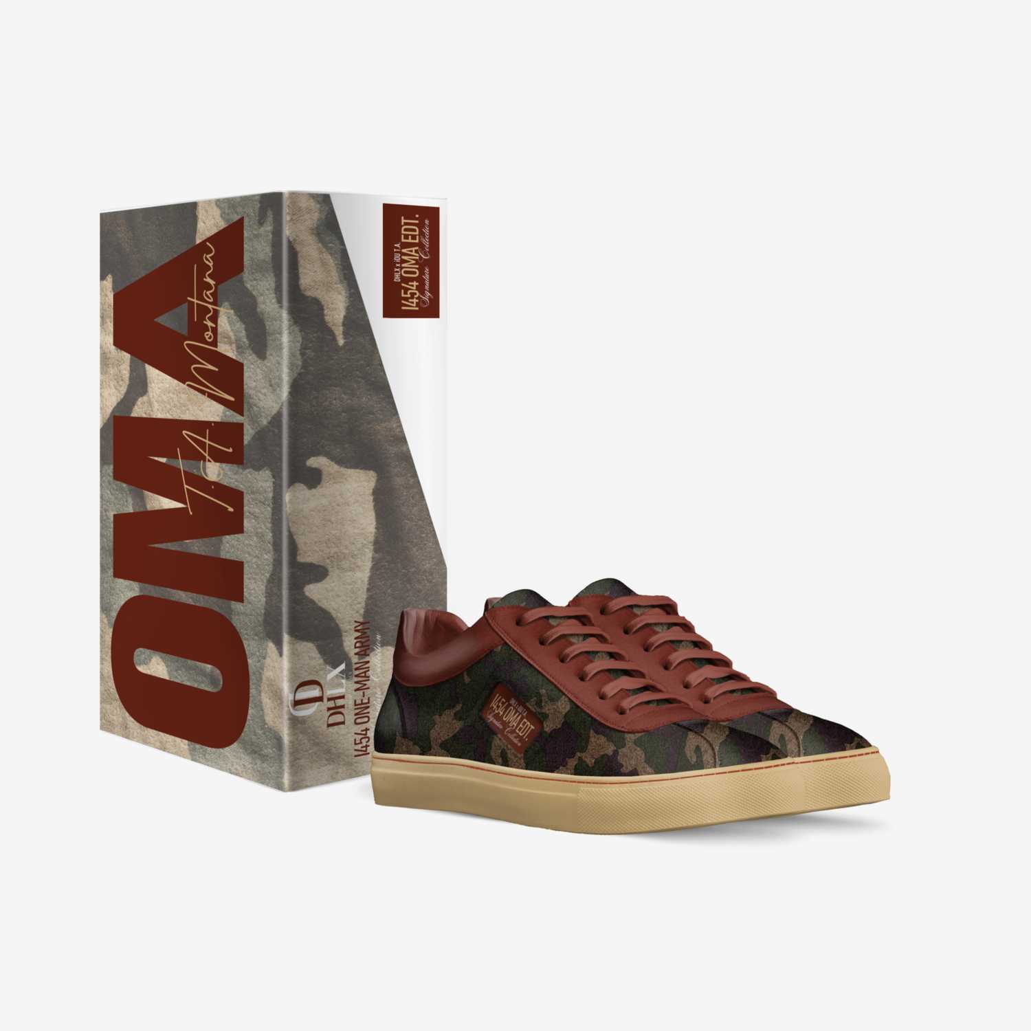 1454 ONE-MAN ARMY custom made in Italy shoes by Dh Luxe | Box view