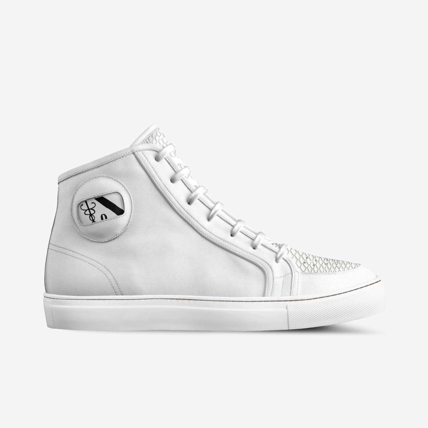 Nerdie Blaq Pearl custom made in Italy shoes by Cornelius Bowser Jr | Side view