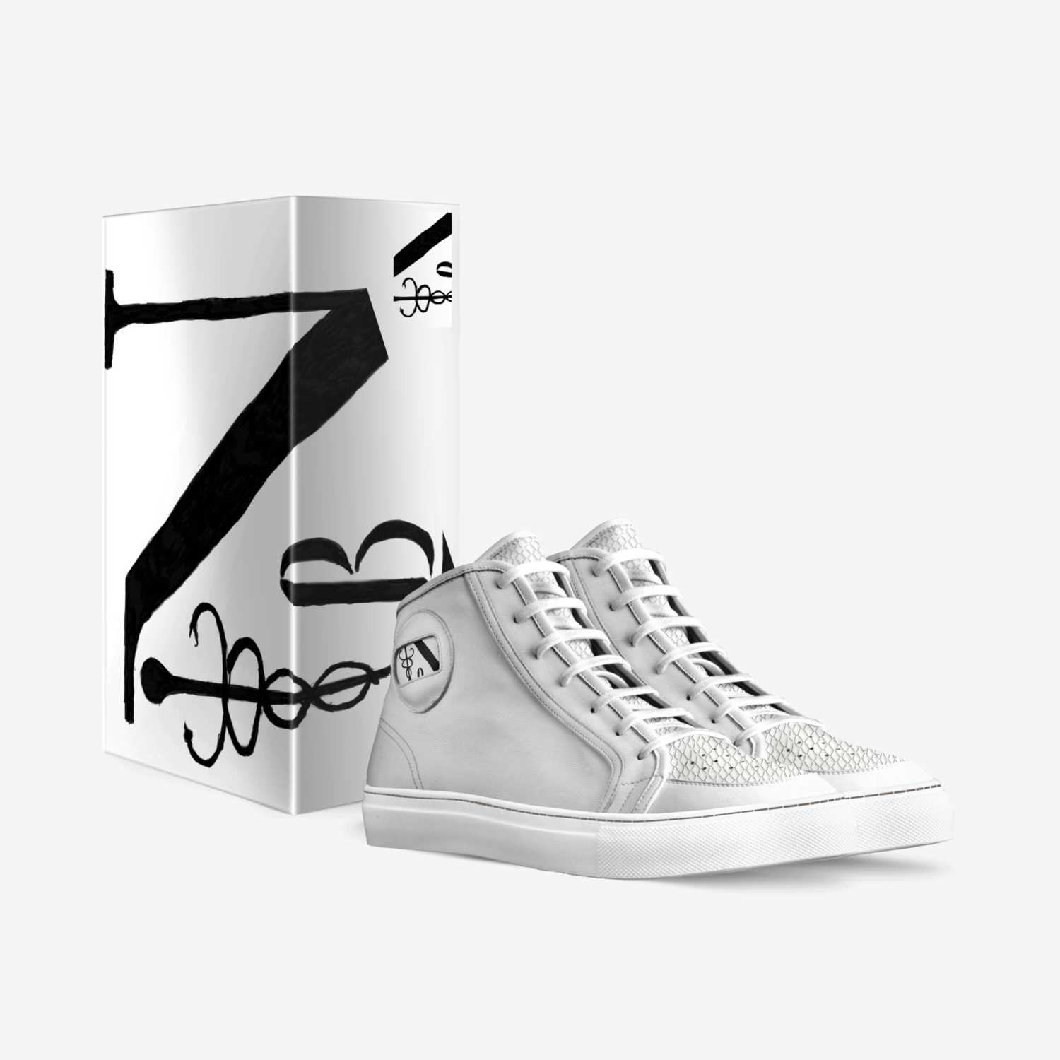 Nerdie Blaq Pearl custom made in Italy shoes by Cornelius Bowser Jr | Box view