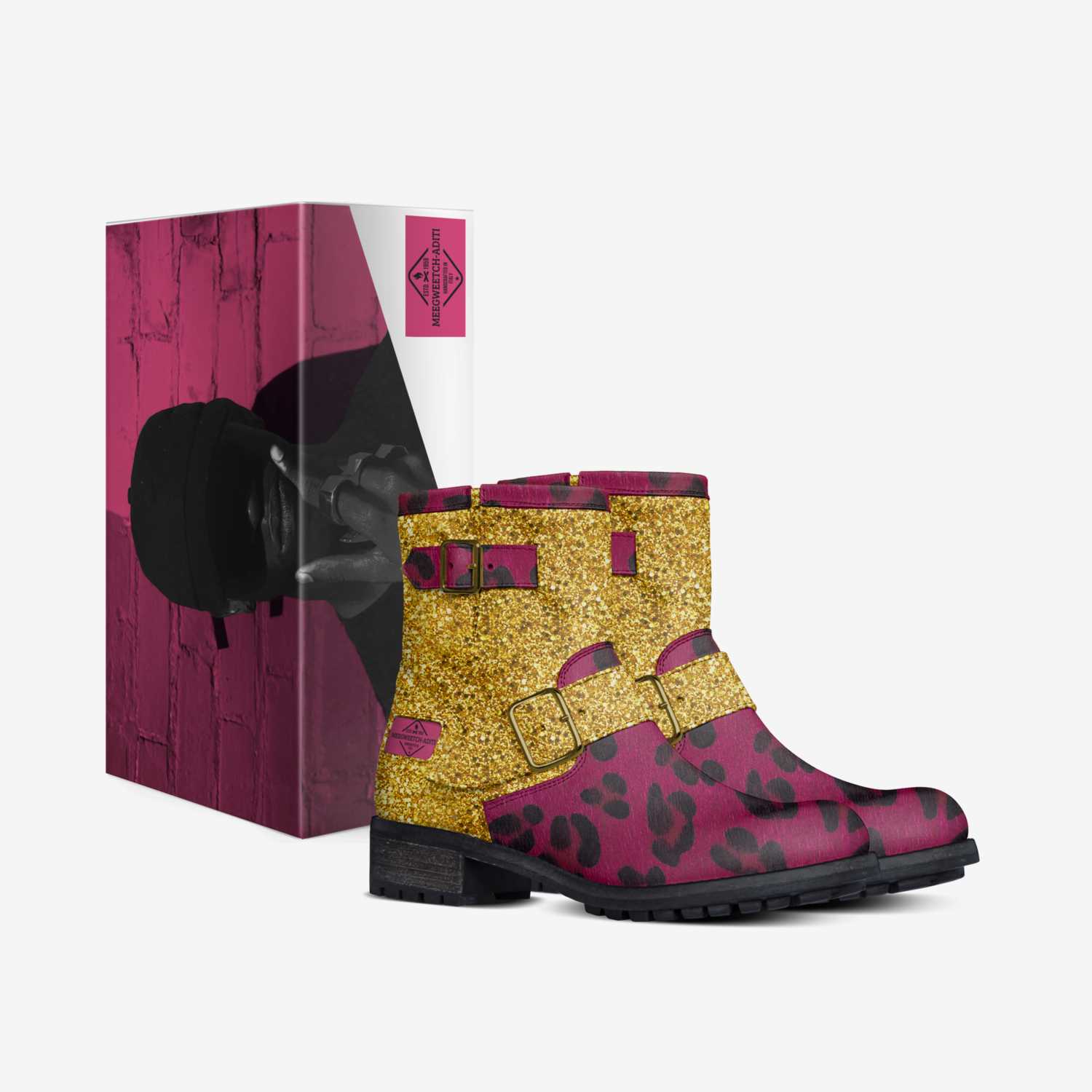 MEEGWEETCH-ADITI custom made in Italy shoes by Aditi-kali Of Wonkey Donkey Bazaar | Box view