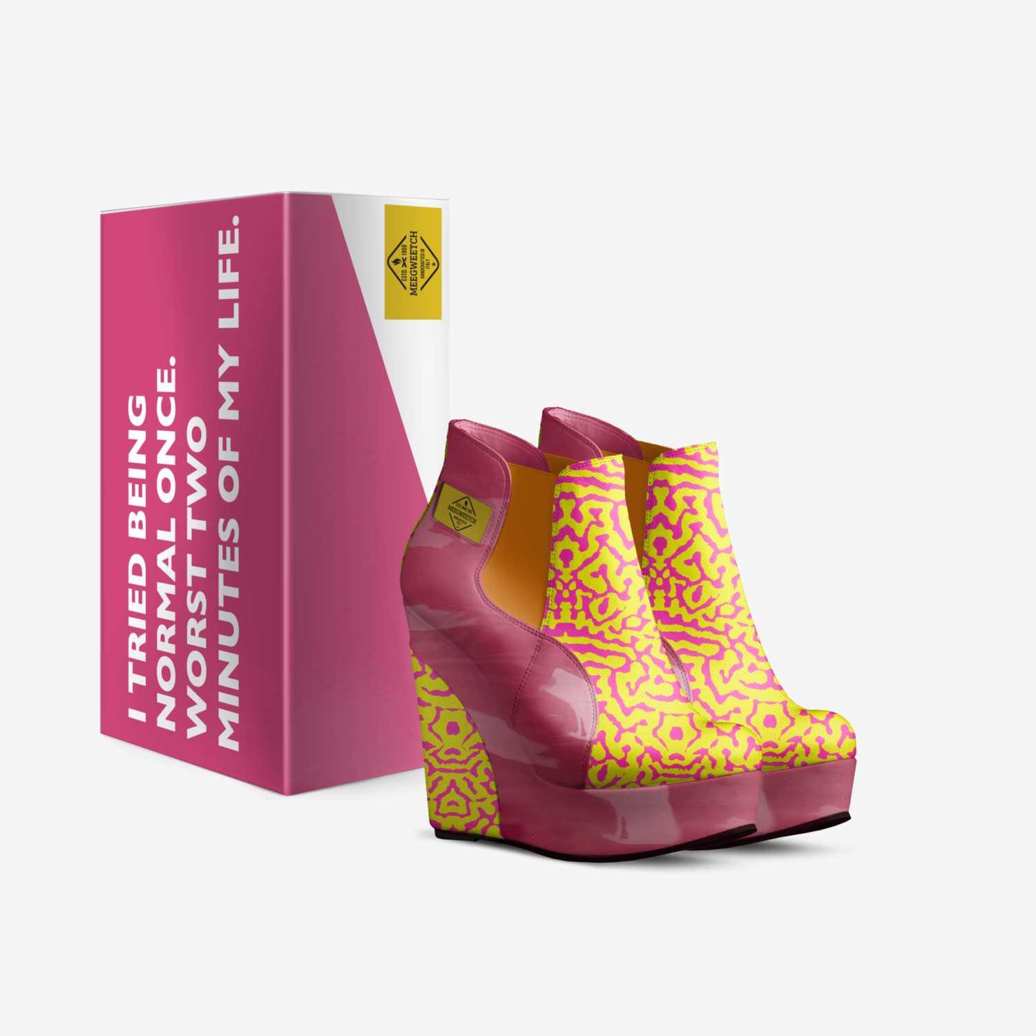 MEEGWEETCH custom made in Italy shoes by Aditi-kali Of Wonkey Donkey Bazaar | Box view
