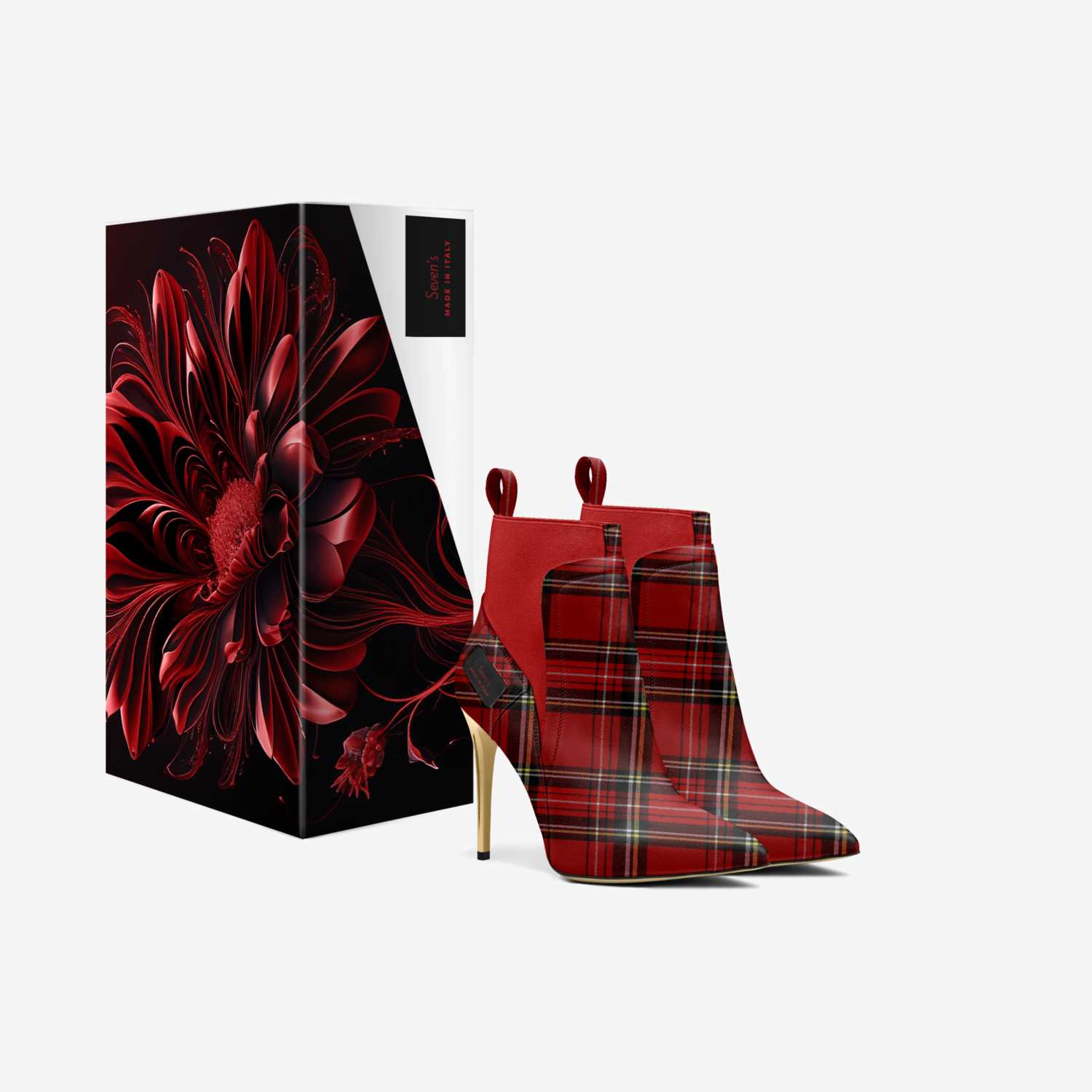 Kara custom made in Italy shoes by Seven Waters | Box view