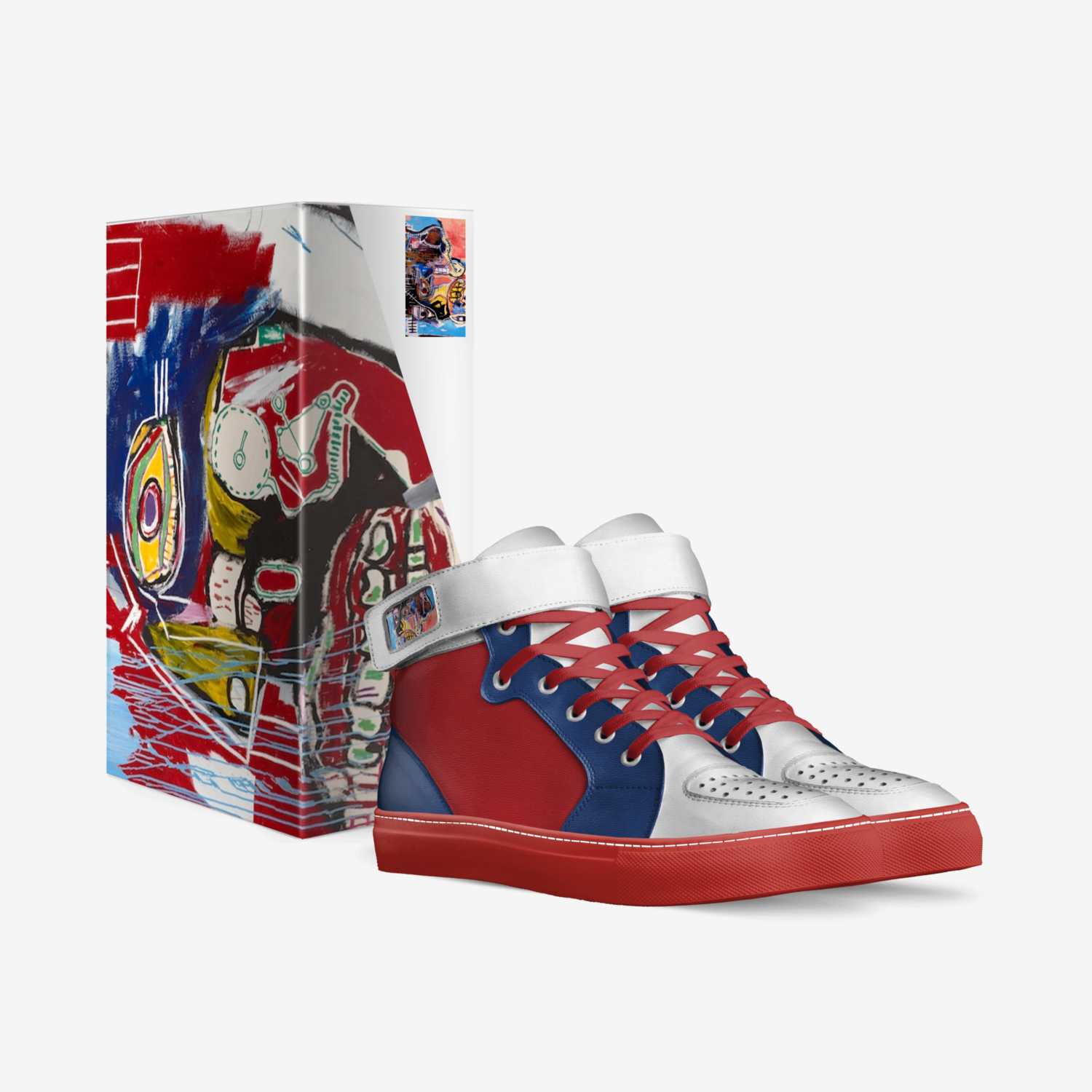 basquiat 3's custom made in Italy shoes by Smb Clothing | Box view