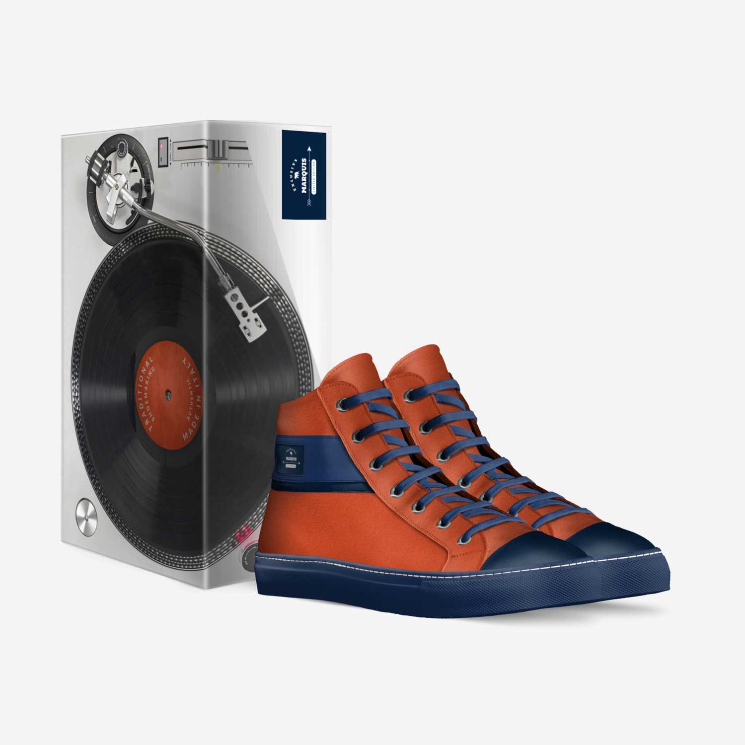 Marquis custom made in Italy shoes by Ben Marquis | Box view