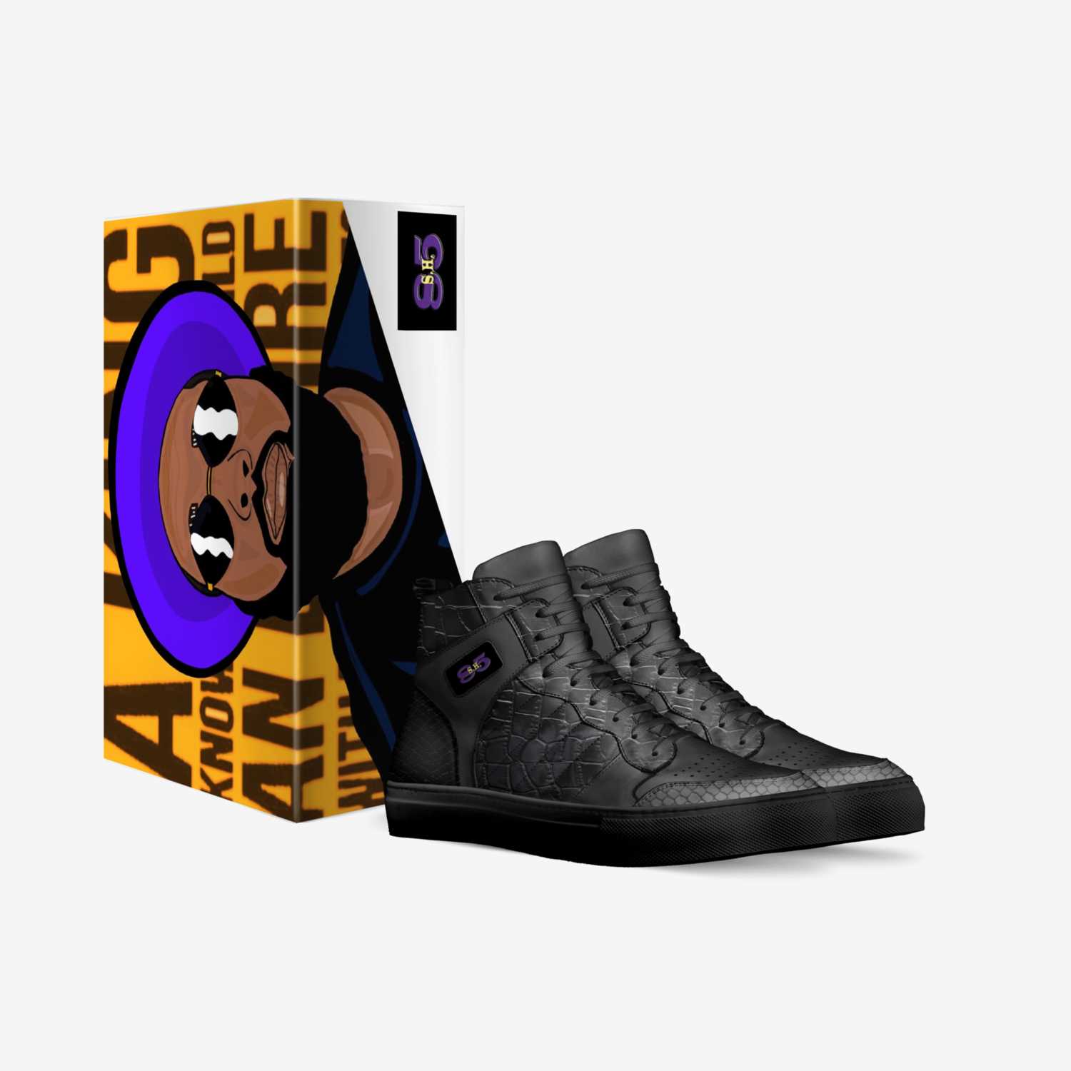 Octo Incept Negro custom made in Italy shoes by Kevin Anthony | Box view