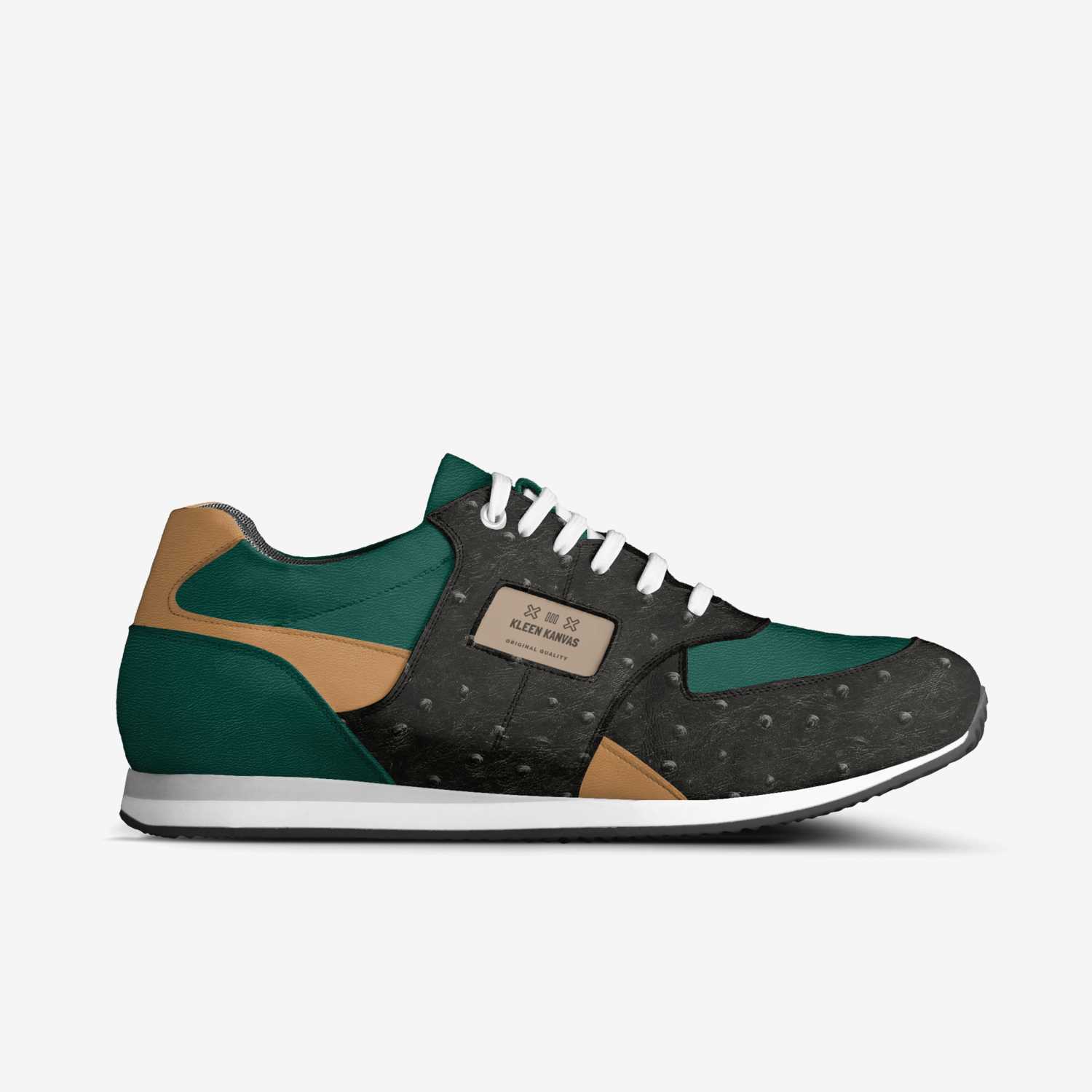 Kleen kanvas custom made in Italy shoes by Kendell Bowens | Side view
