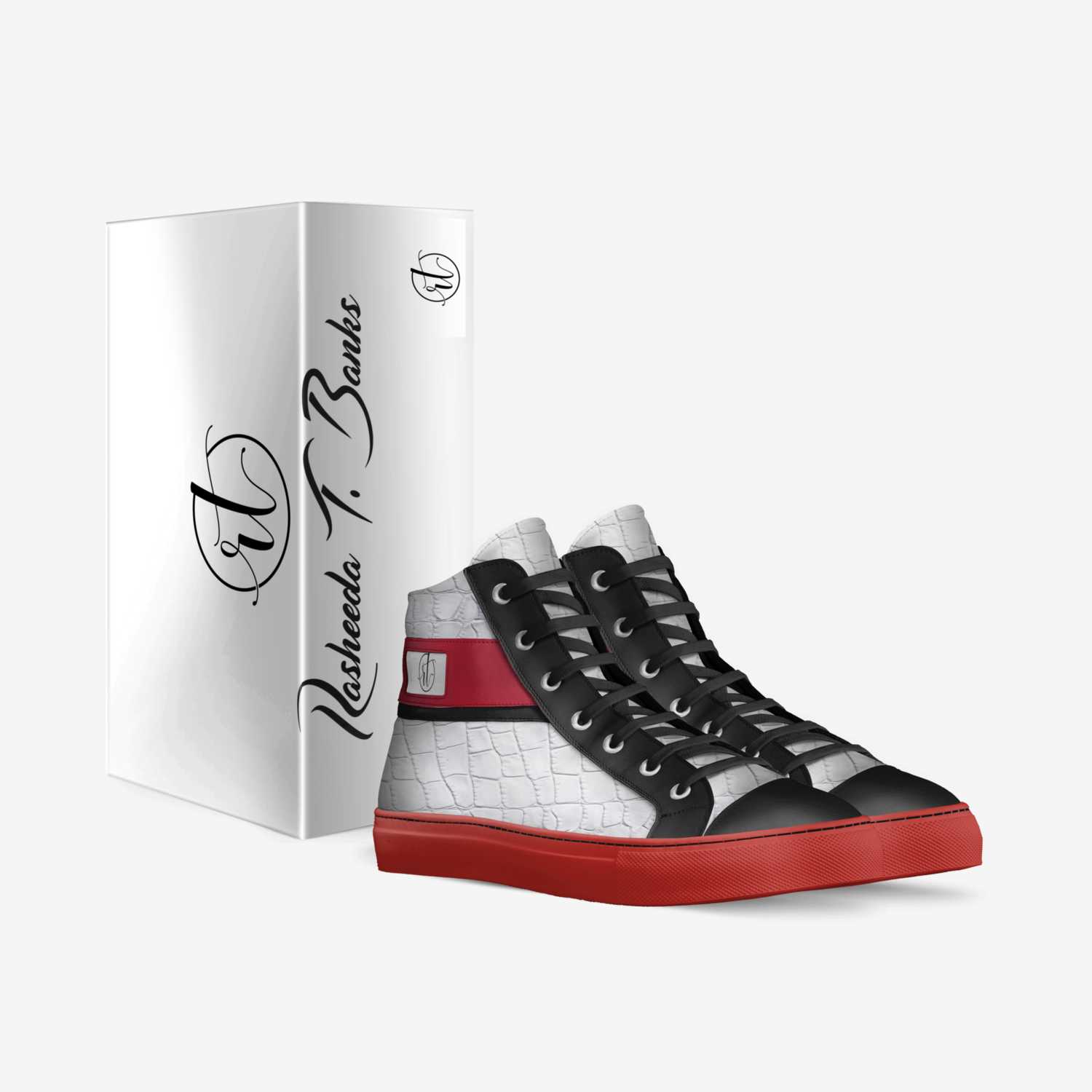 T BANKS custom made in Italy shoes by Rasheeda T Banks | Box view