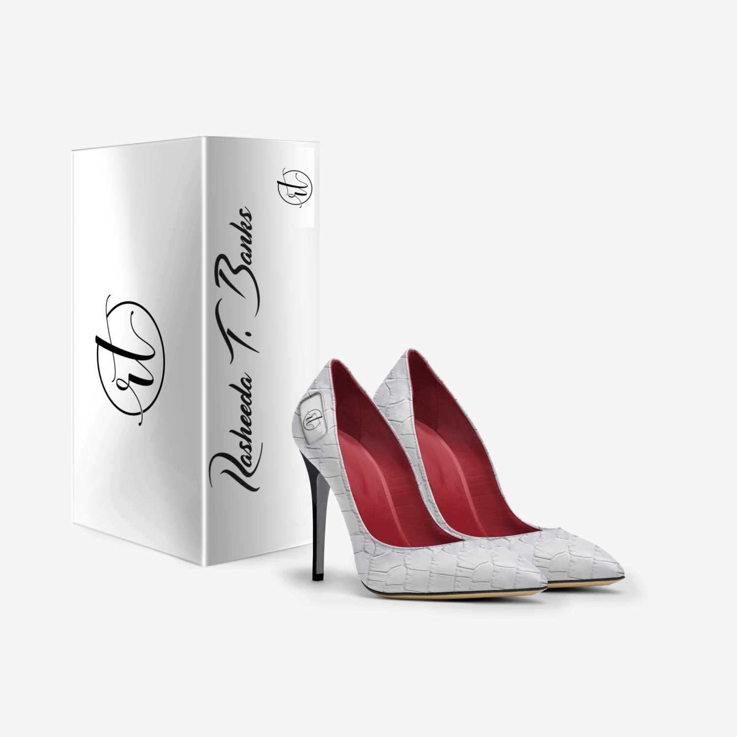 TEINA B. custom made in Italy shoes by Rasheeda T Banks | Box view