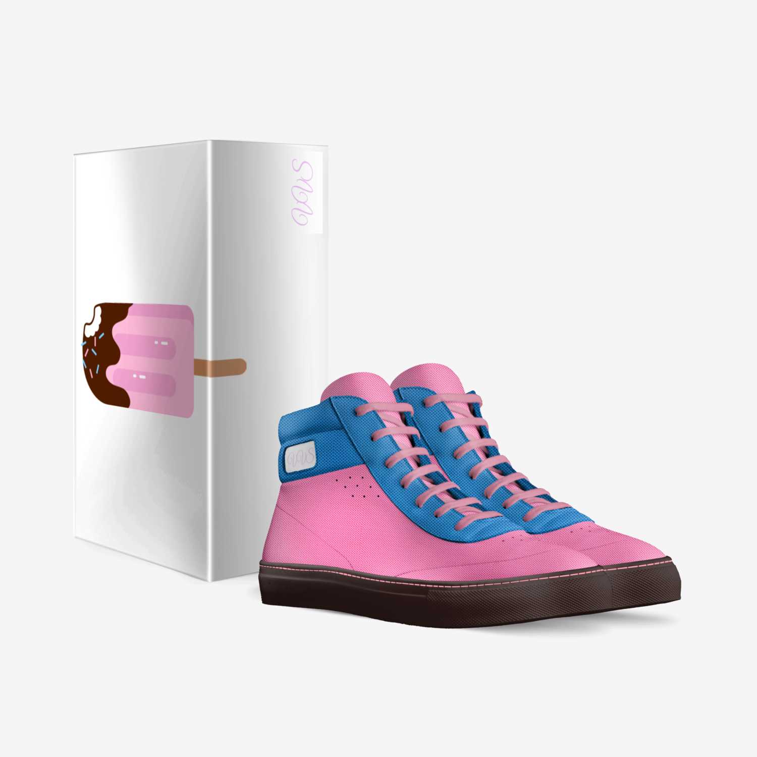 DROPZ (Ice Cream) custom made in Italy shoes by Tyrone Wood | Box view