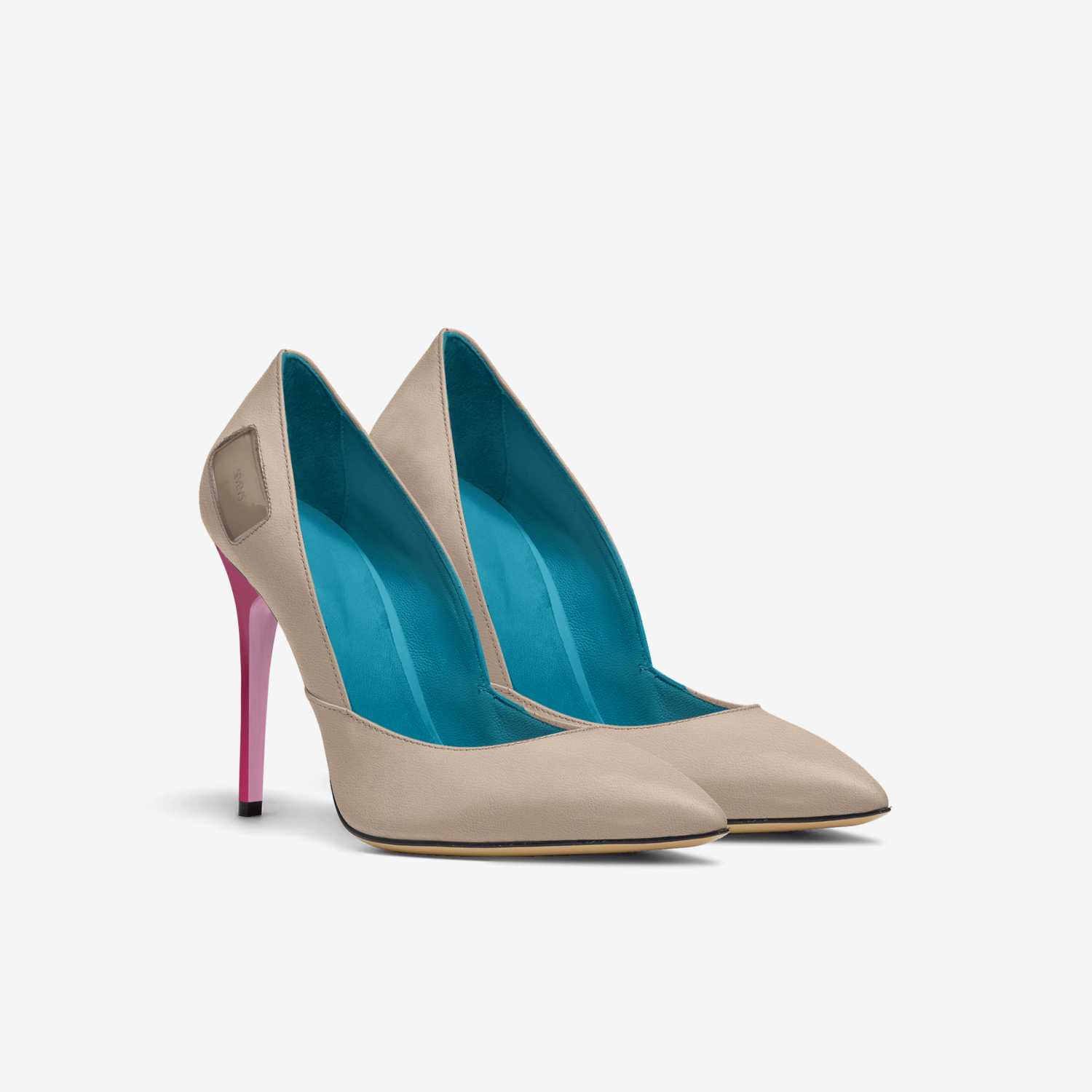 Siobhan  custom made in Italy shoes by Seven Waters | Double view