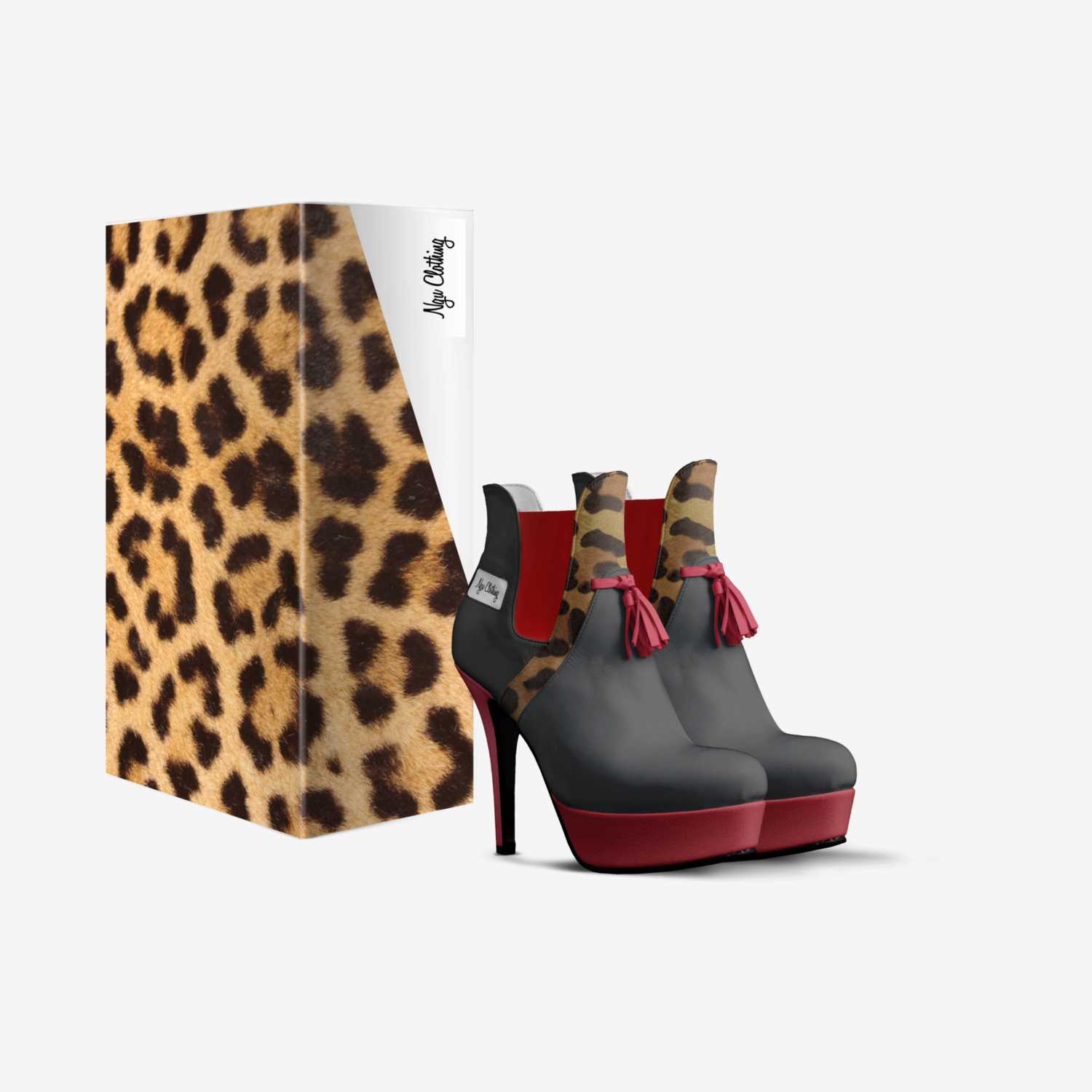 seneb custom made in Italy shoes by Marshall Celestin | Box view